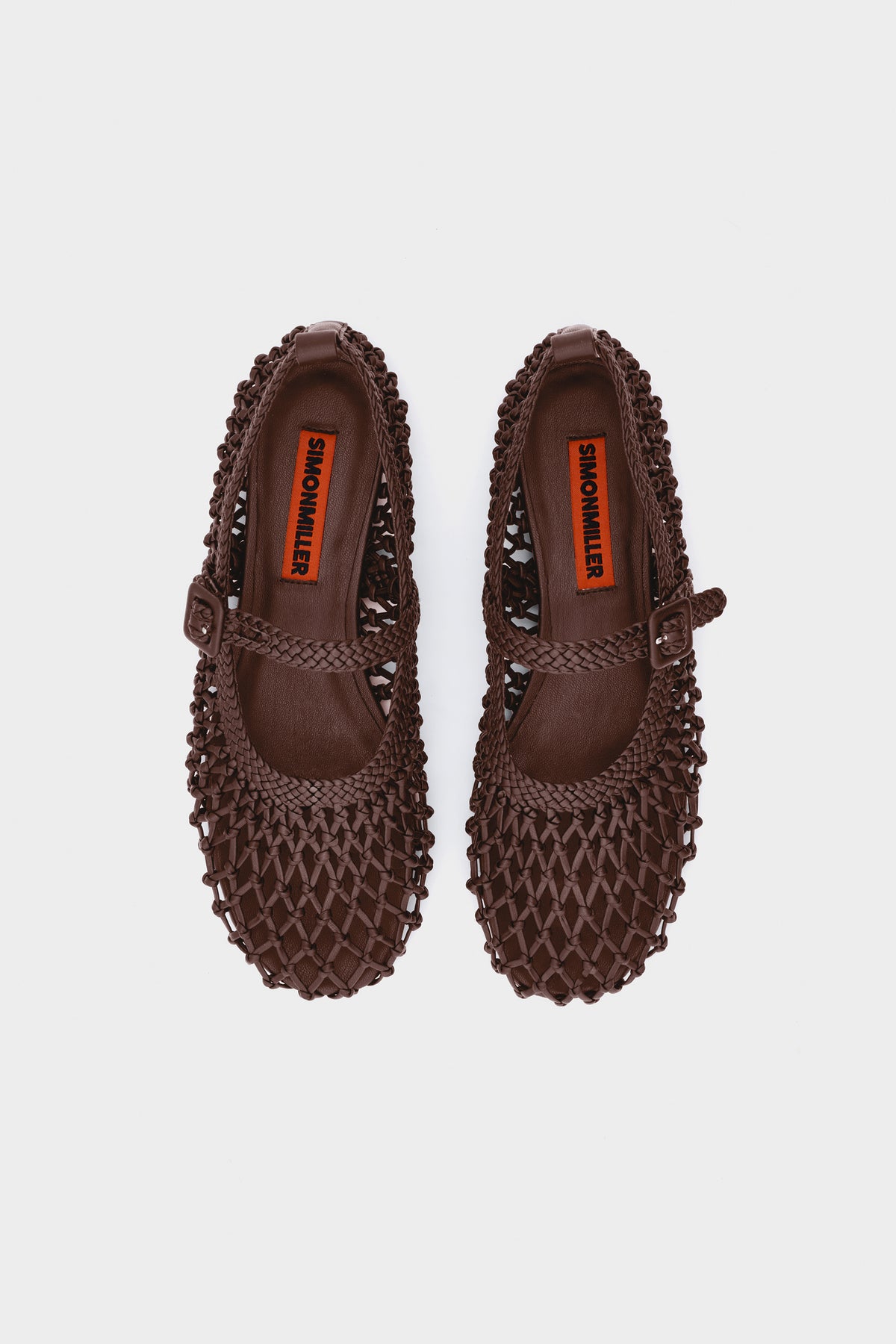 Knotted Riad Flat in Chocolate