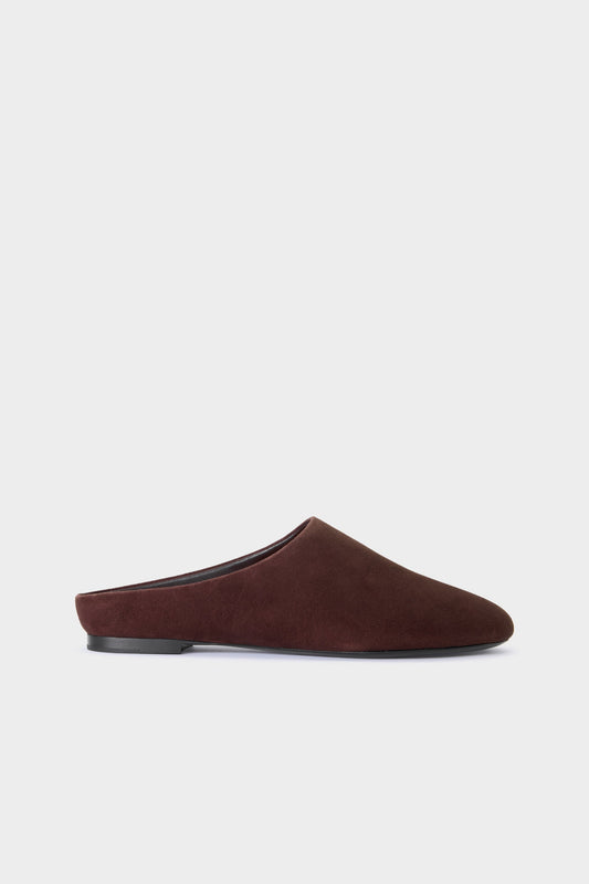 Suede Riad Slipper In Espresso