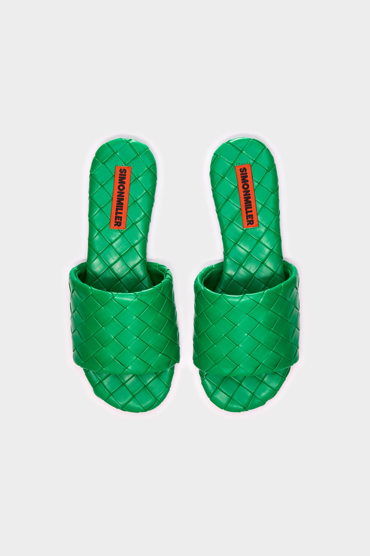 Woven Salerno Sandal In Gummy Green