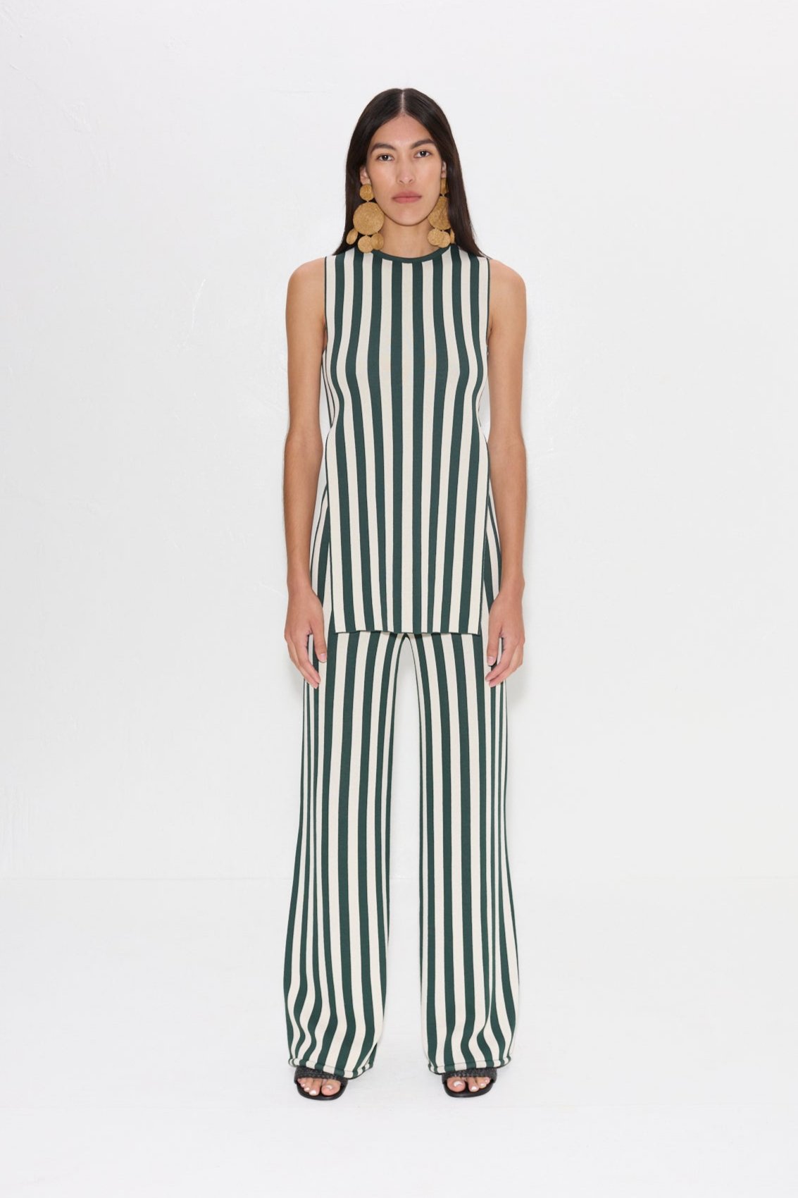 Knits By Jabber Pant in Gummy Green/Ecru