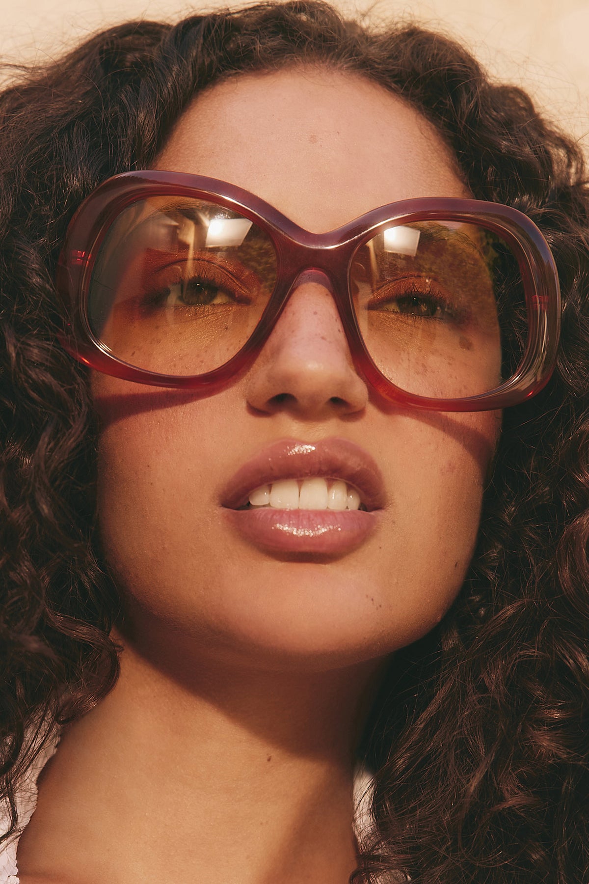 SM X DELARGE FARO SUNGLASSES IN HAVANA