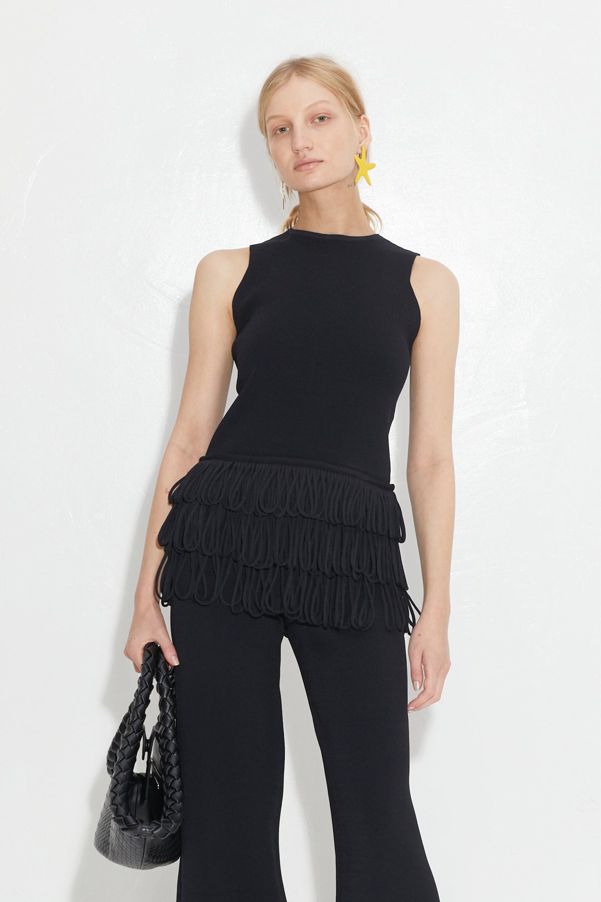 Knits By Hartland Top in Black