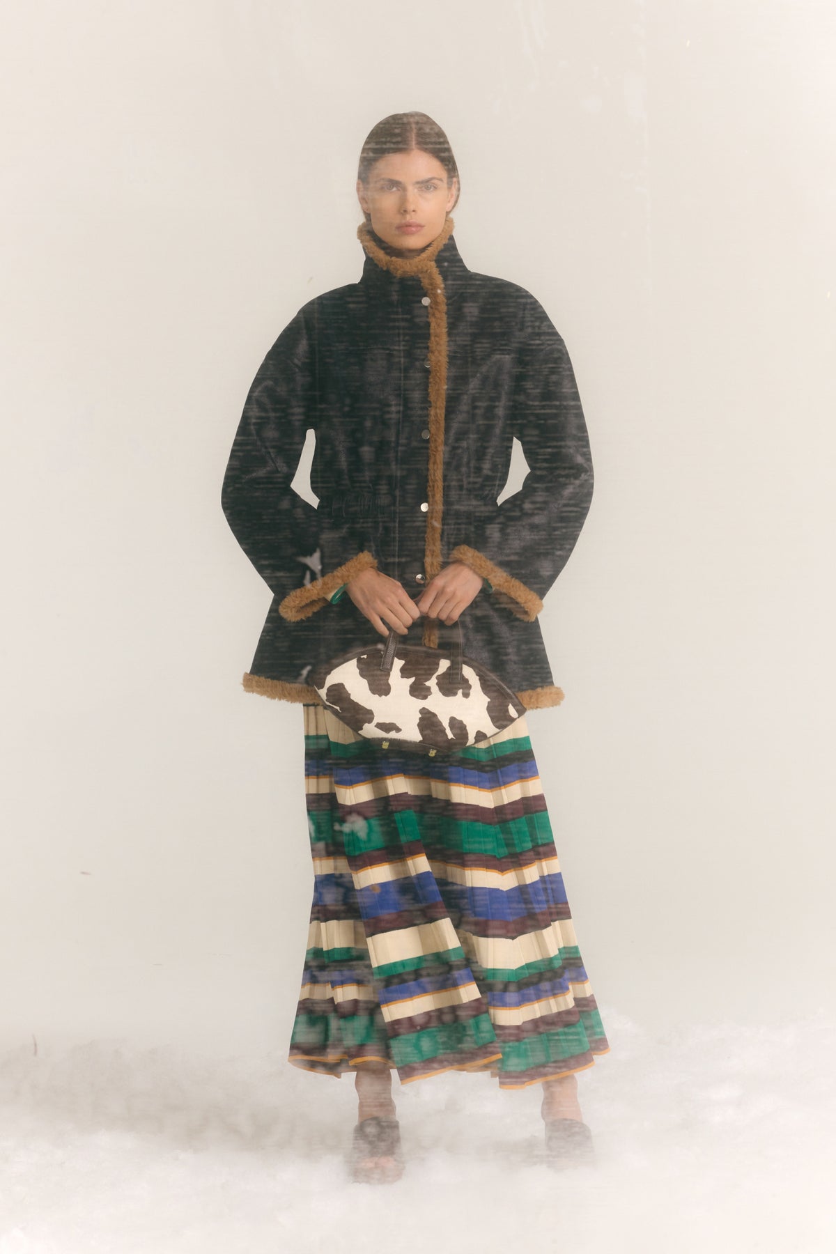 Sandrine Knit Dress In Tropical Multi
