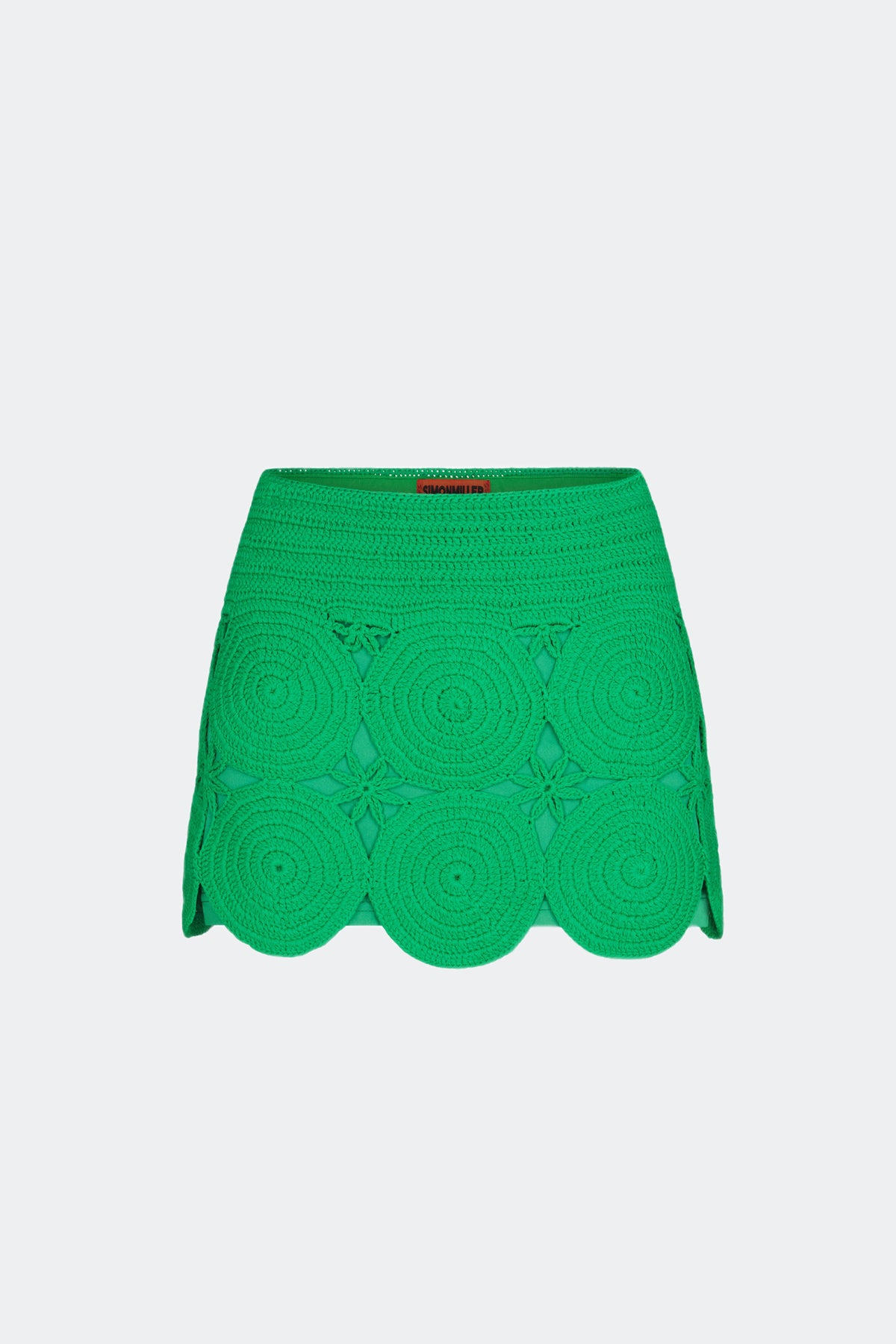 Beep Beep Mini Skirt in Grass Green