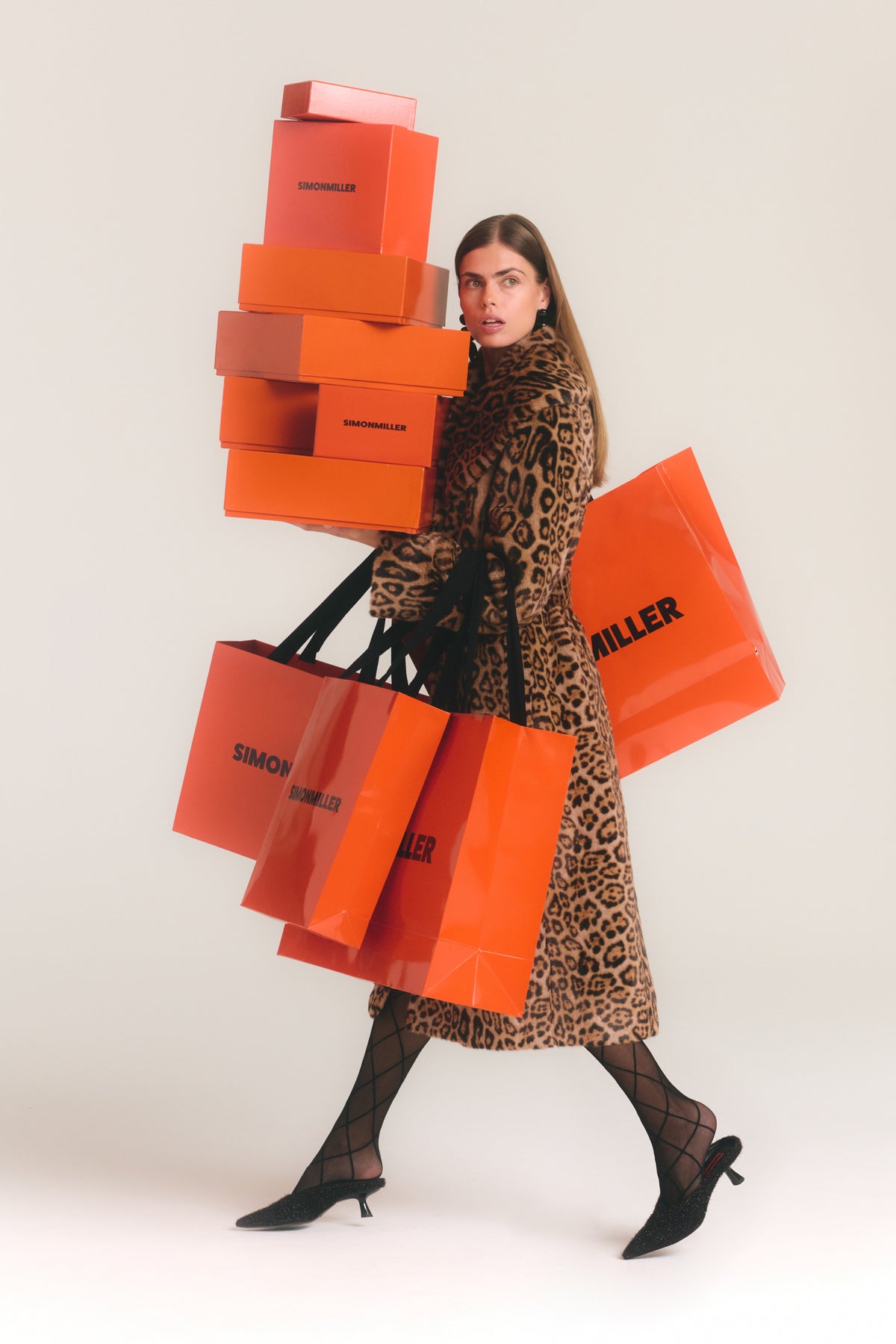 Jones Leopard Wrap Coat In Cheetah Scramble