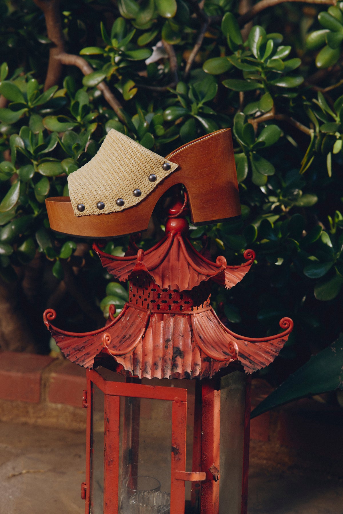 Sol Wood Sandal In Natural