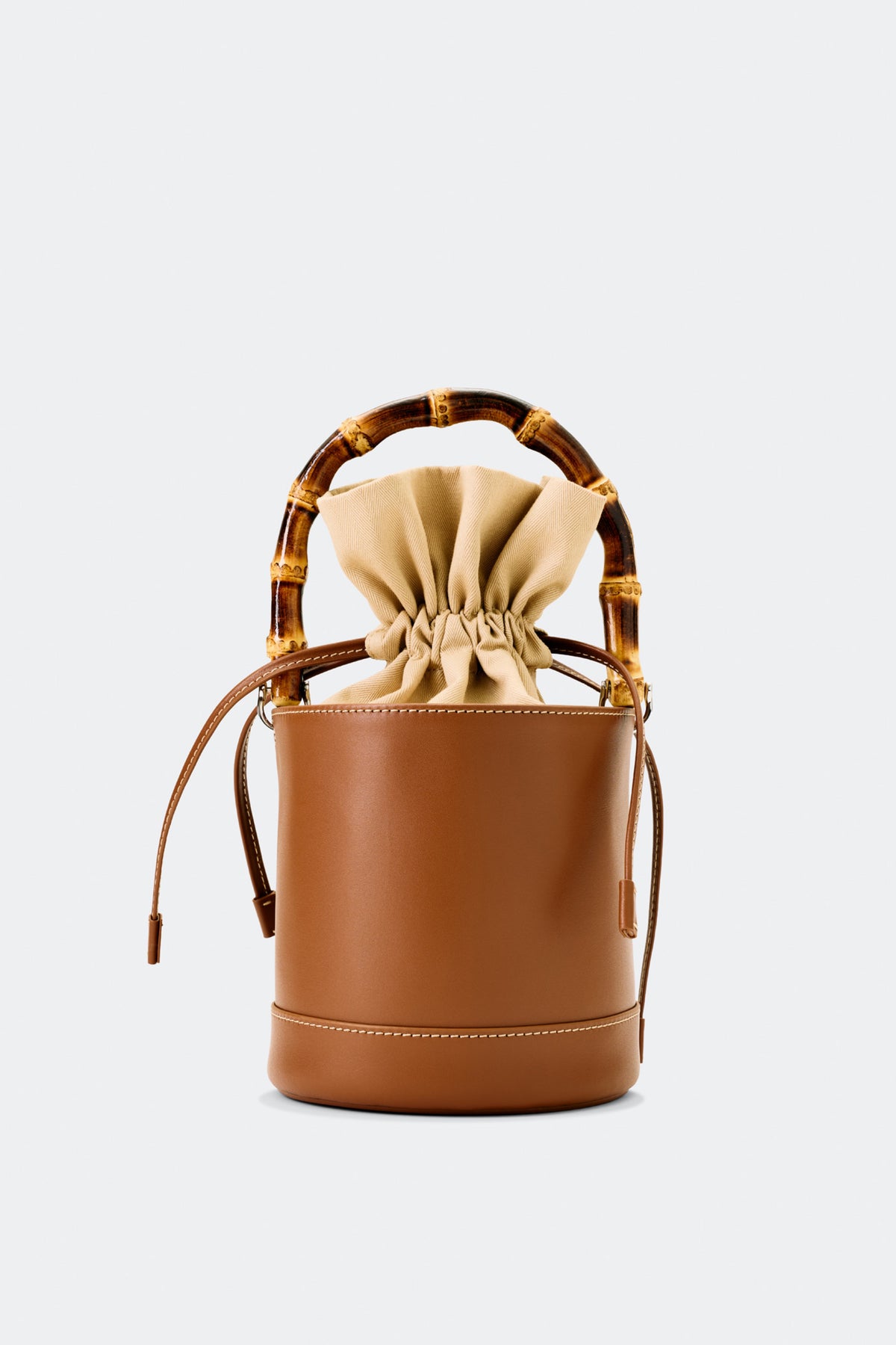 Tiki Leather Bag In Chestnut