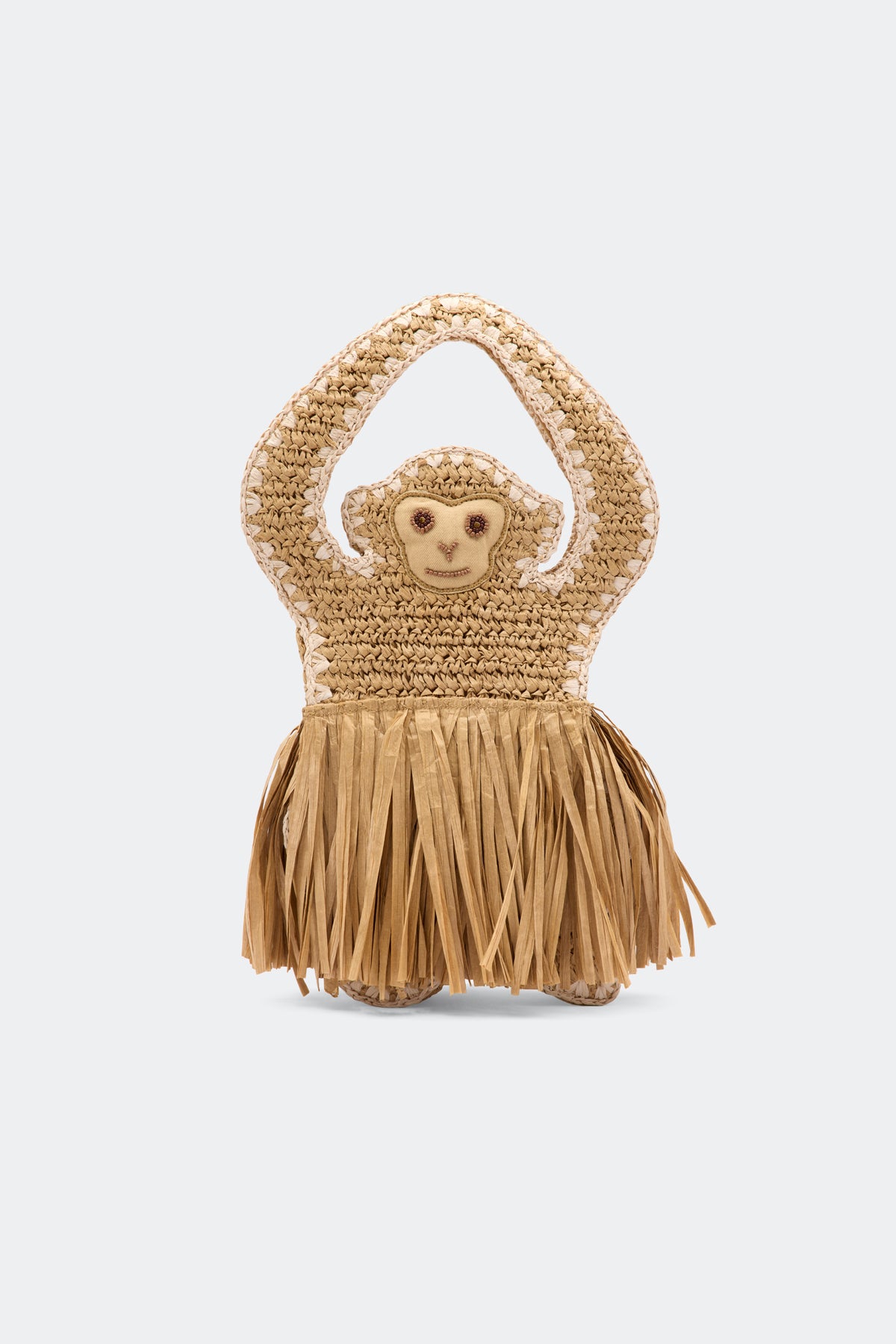 Monkey Fringe Bag in Natural