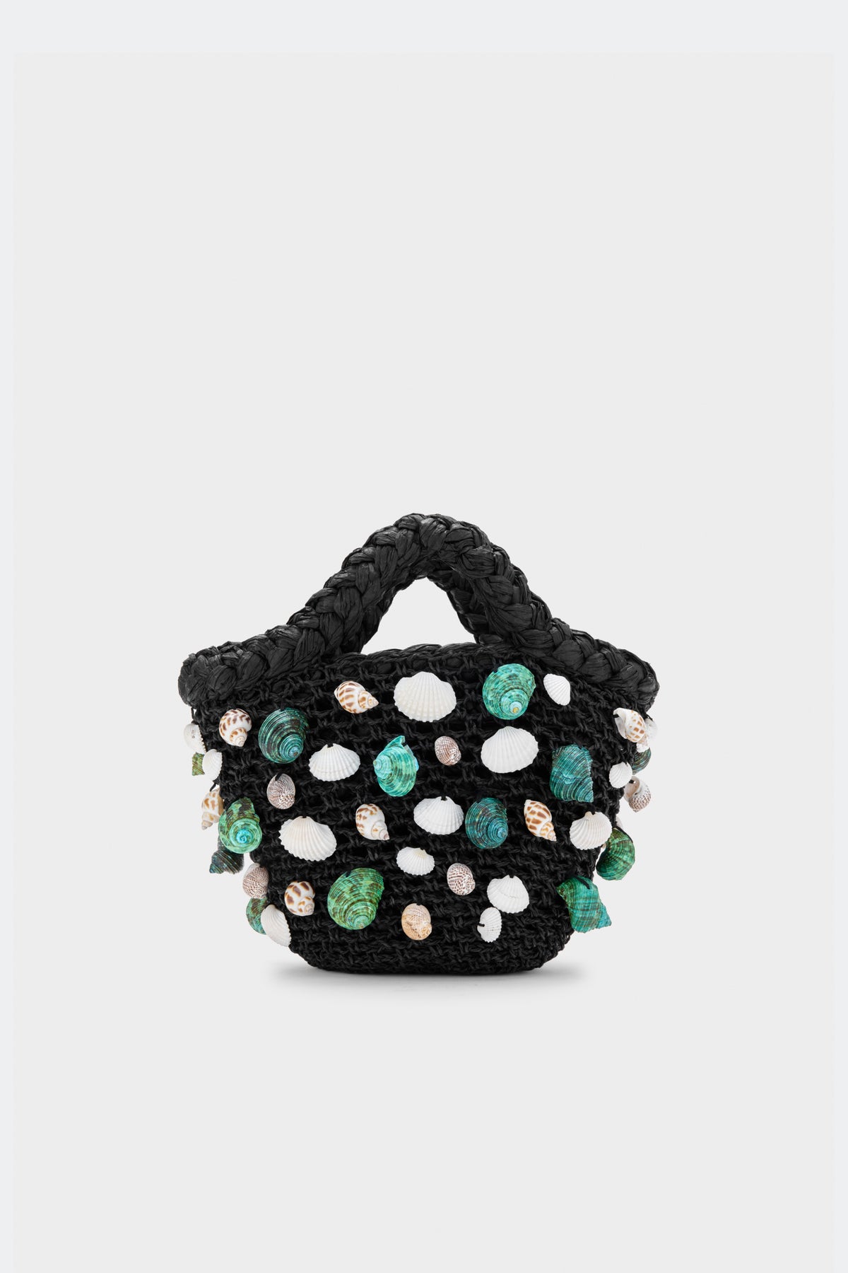 Shelly Bag In Black/Teal Multi