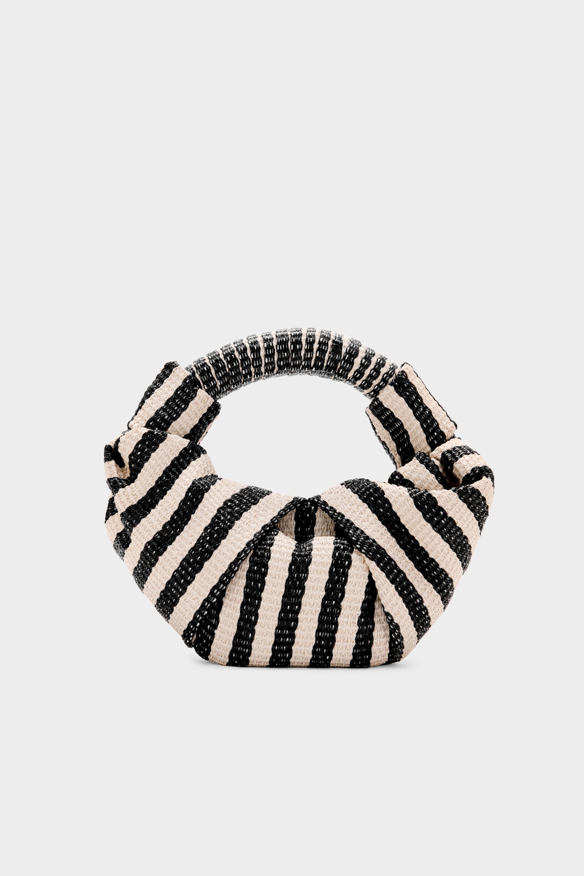 Lopsy Bag In Black/White Stripe