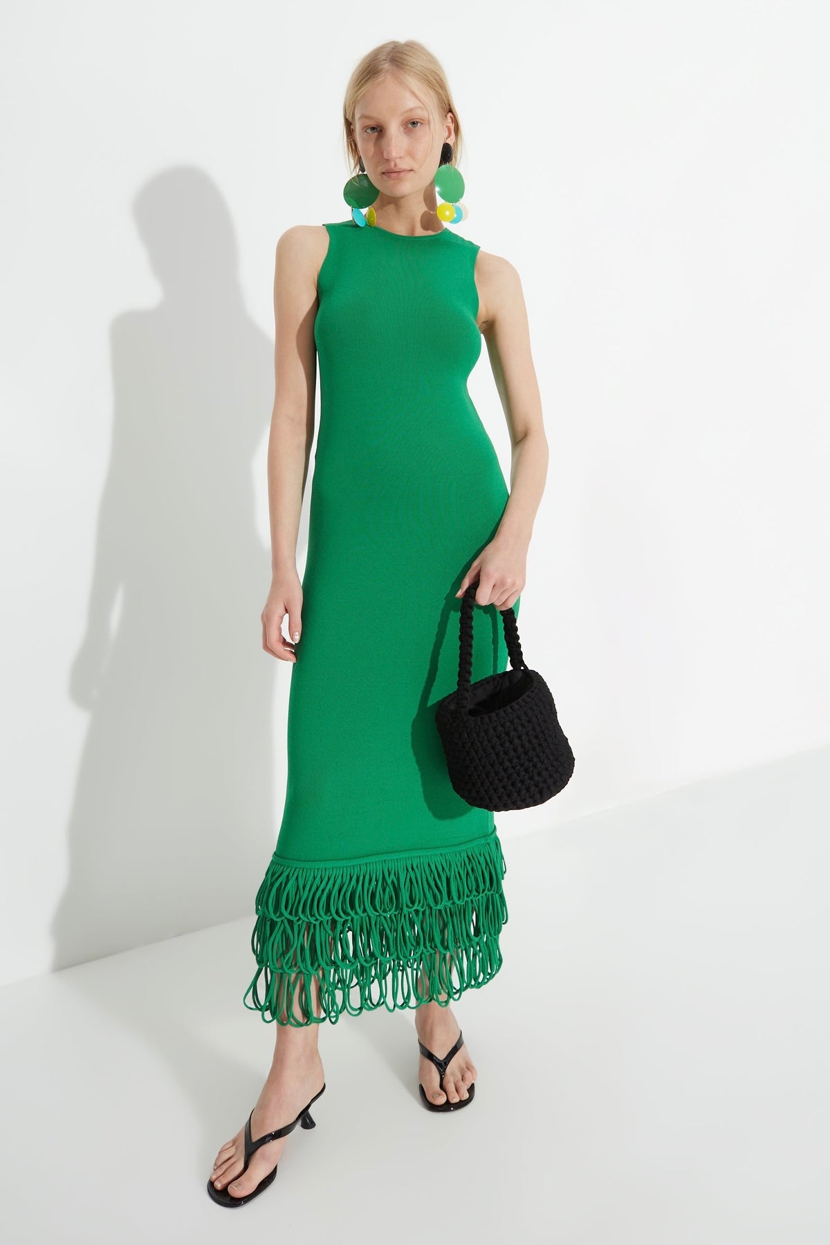 Knits By Albers Dress in Gummy Green