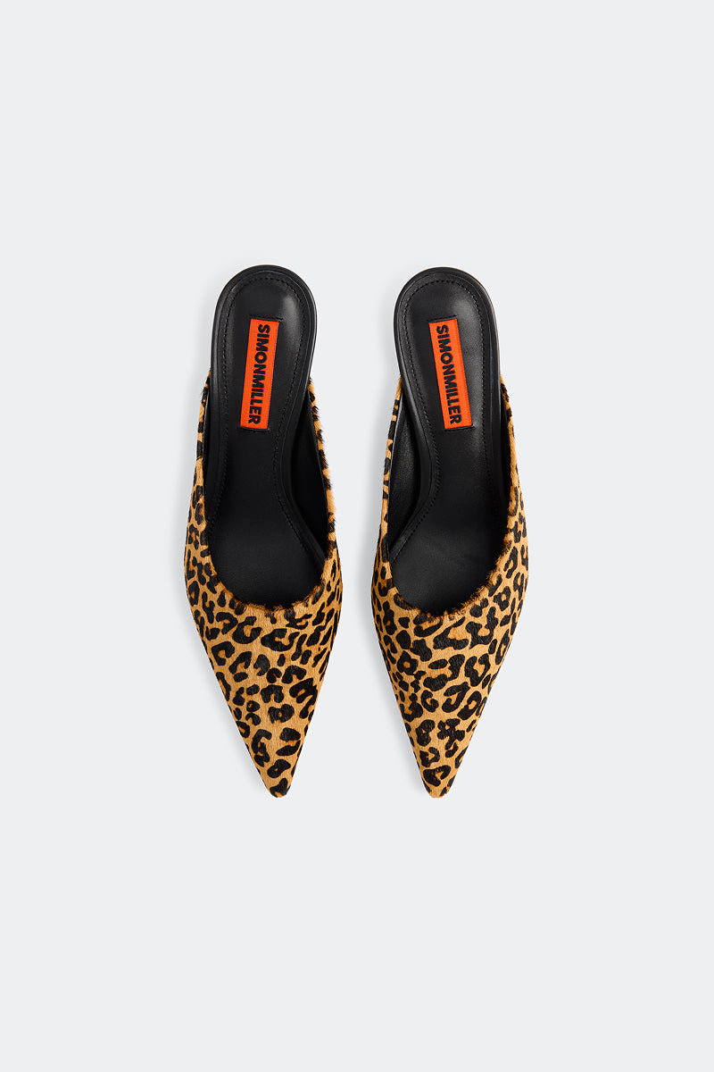 Haircalf Arrow Mule In Small Leopard