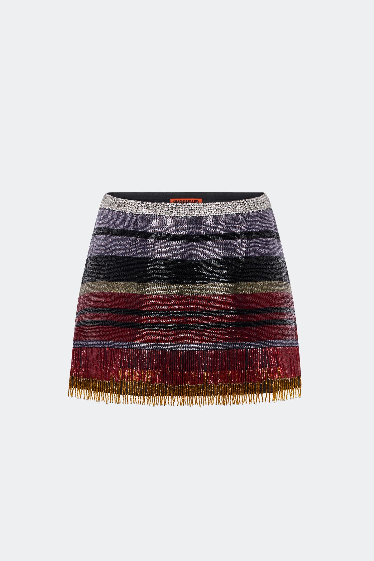 Inessa Beaded Skirt In Jewel Multi