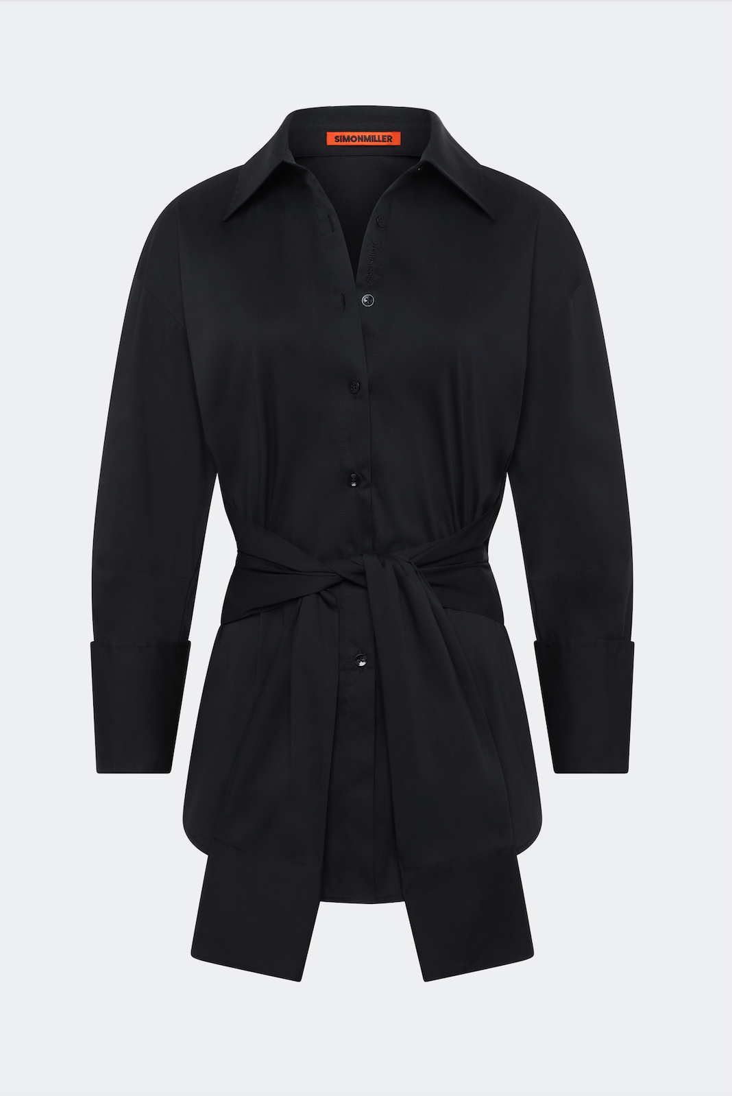 Inna Poplin Top in Black