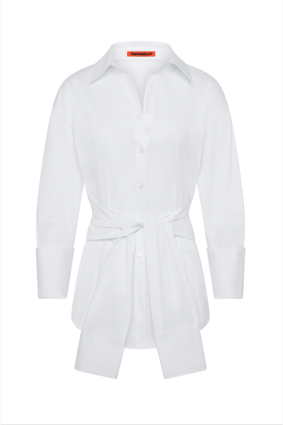 Inna Poplin Top in Macadamia