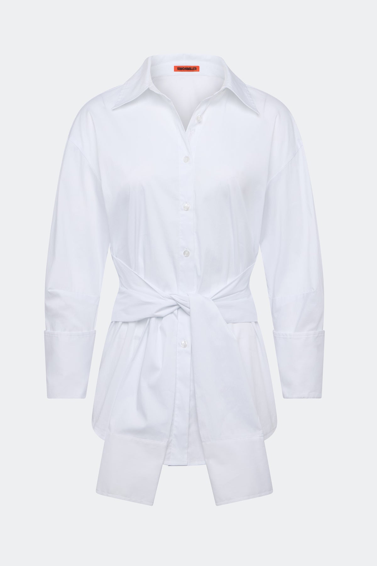 Inna Poplin Top in Macadamia