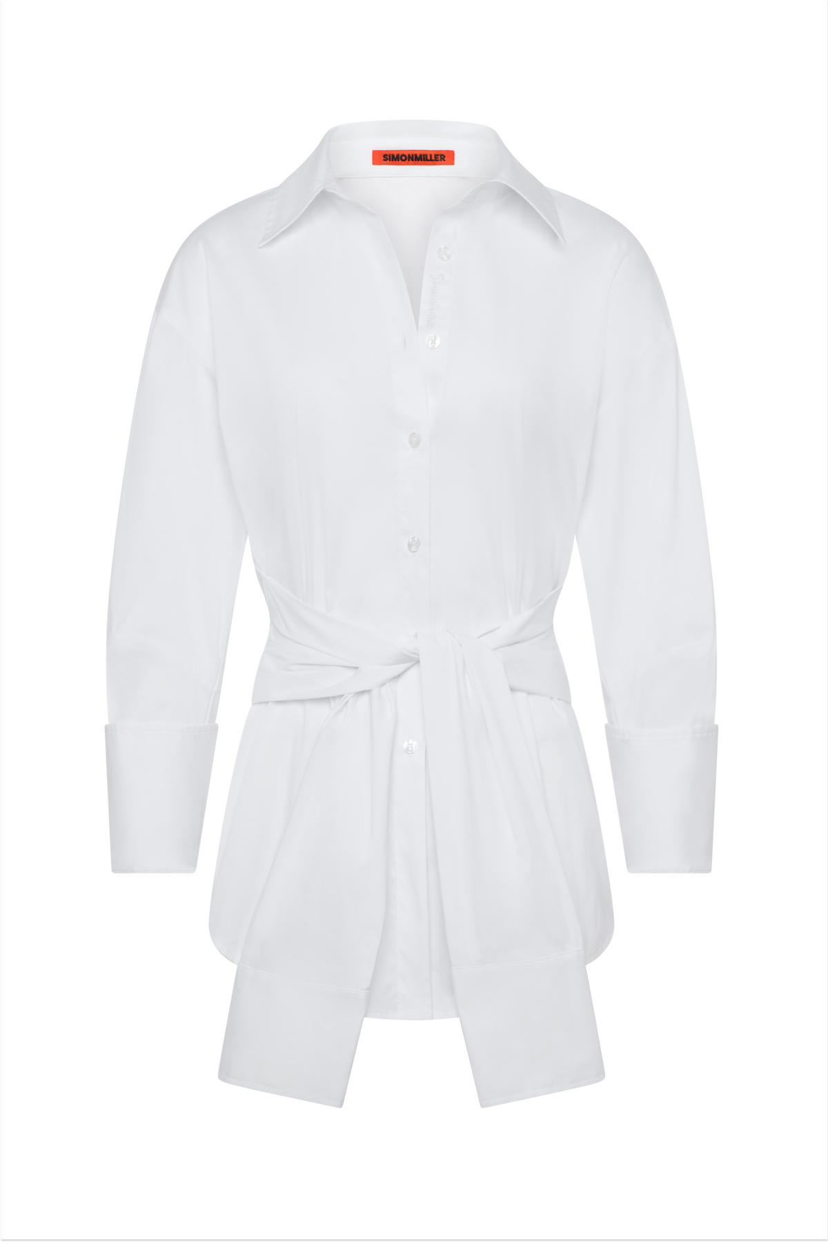 Inna Poplin Top in Macadamia