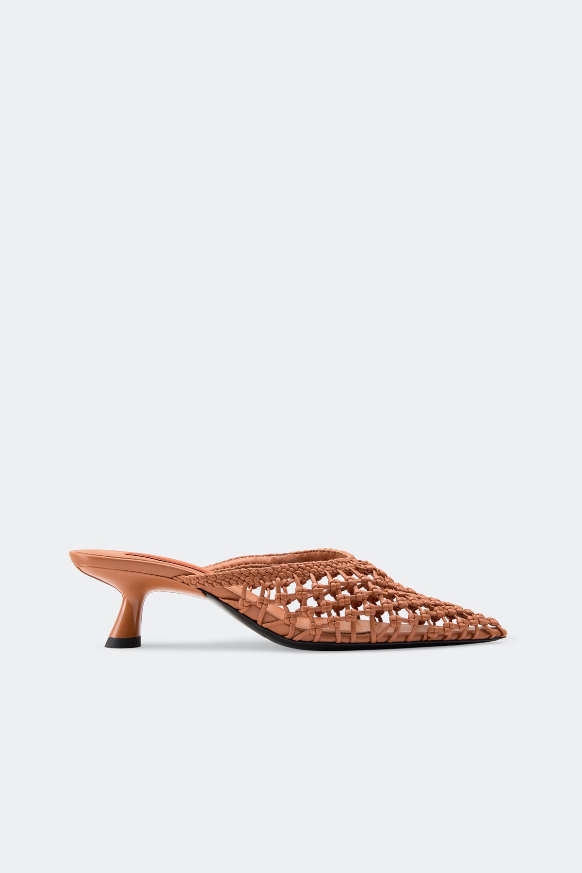 Knotted Gala Mule in Chestnut