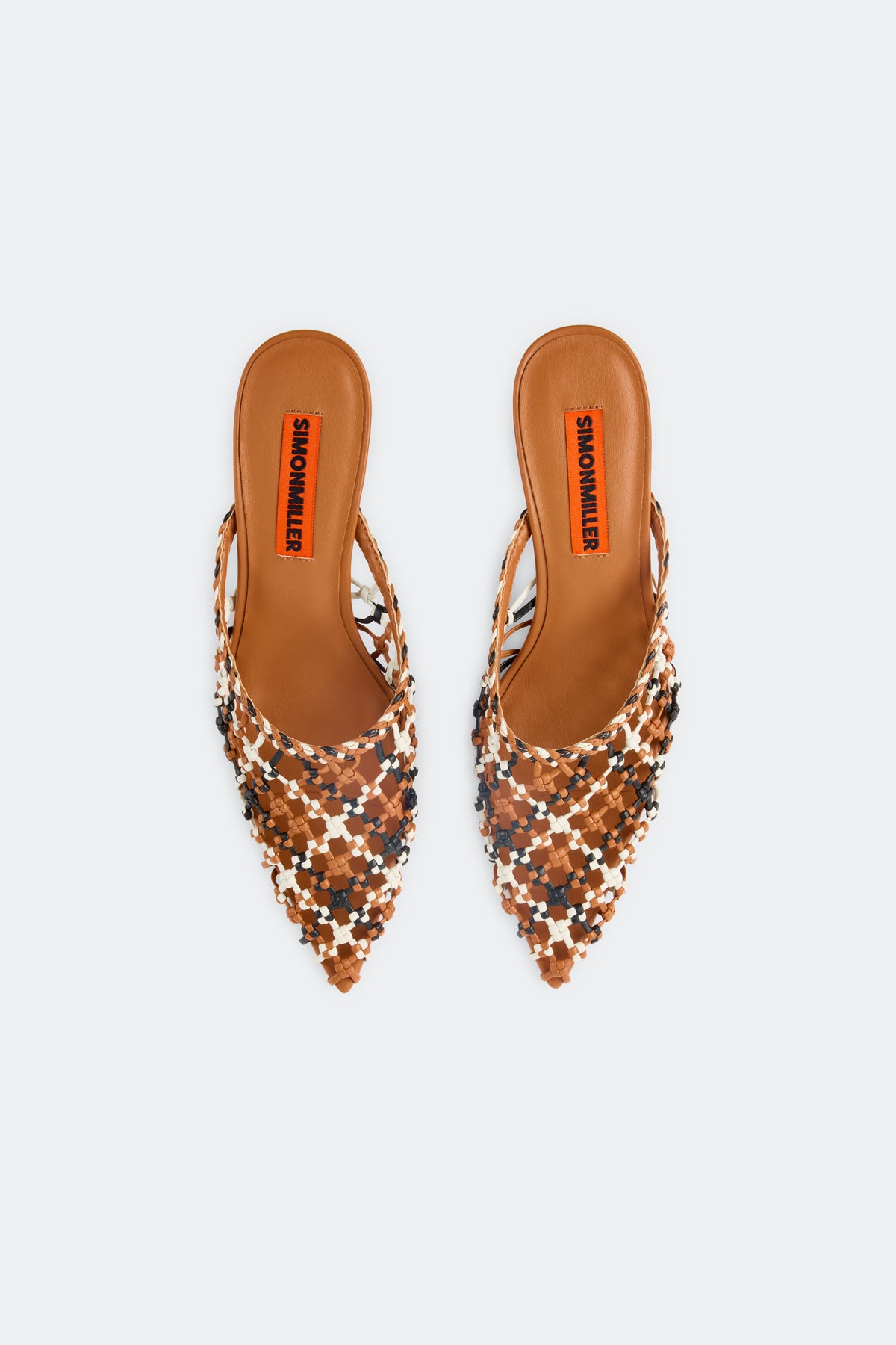 Knotted Gala Mule In Chestnut Multi