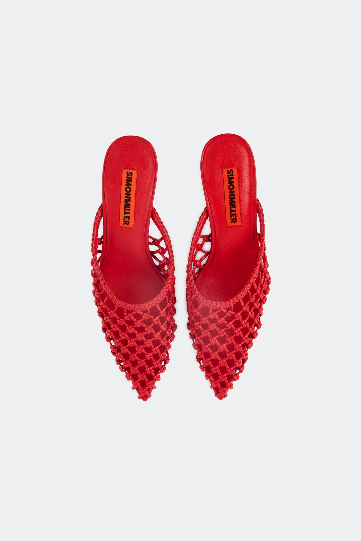 Knotted Gala Mule In Lucky Red