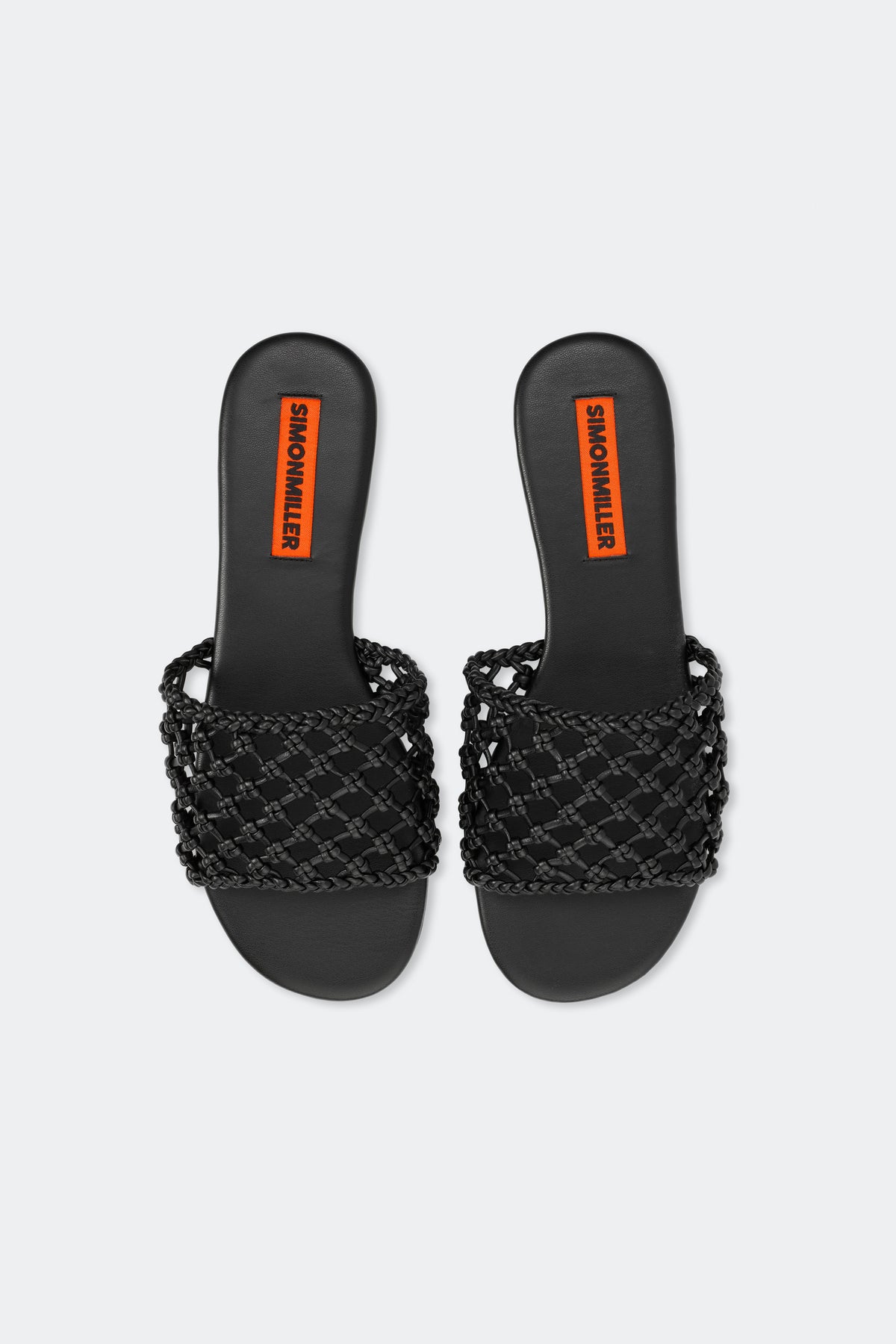 Knotted Salerno Sandal in Black