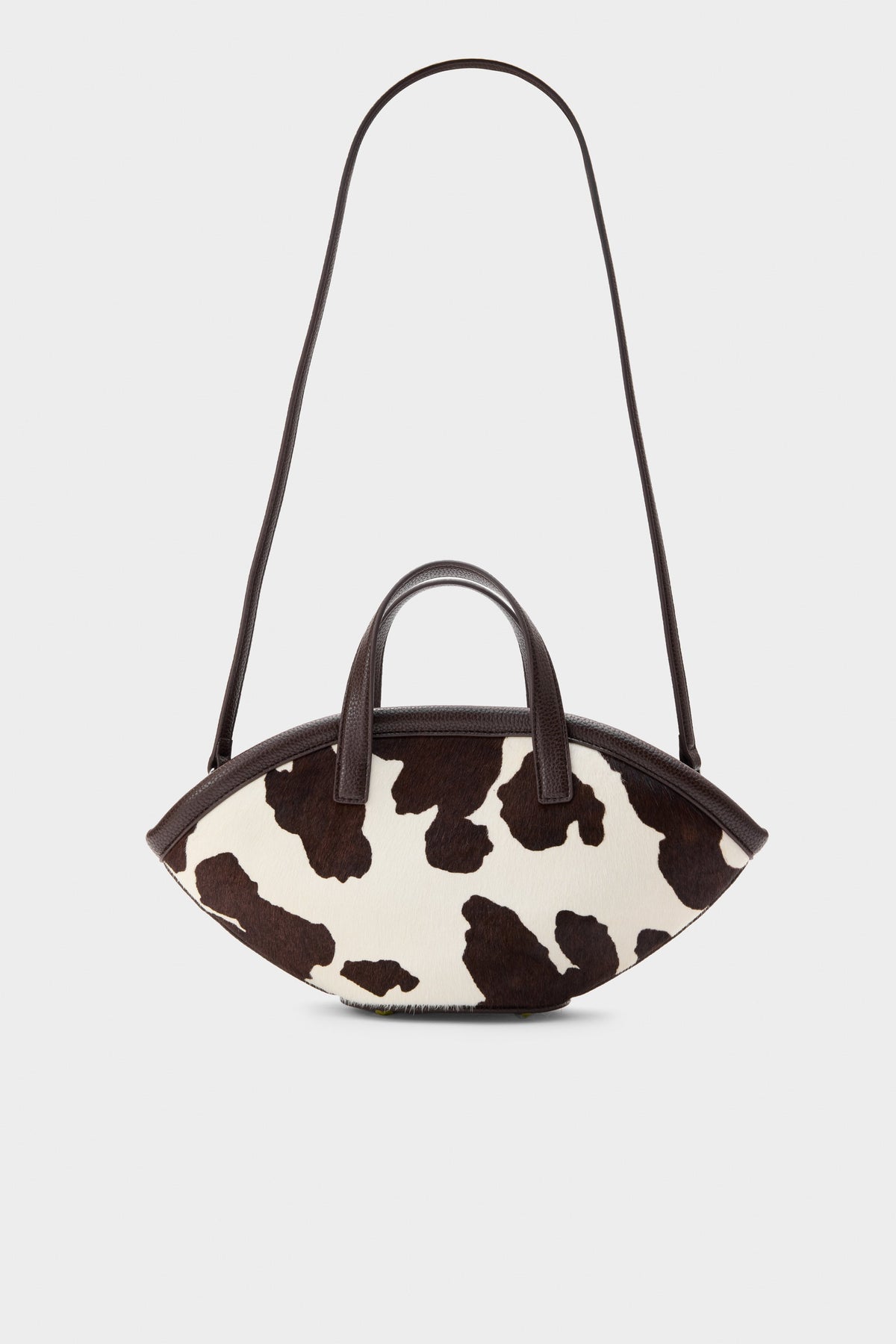 Haircalf Mini Mercado Tote In Cow Print