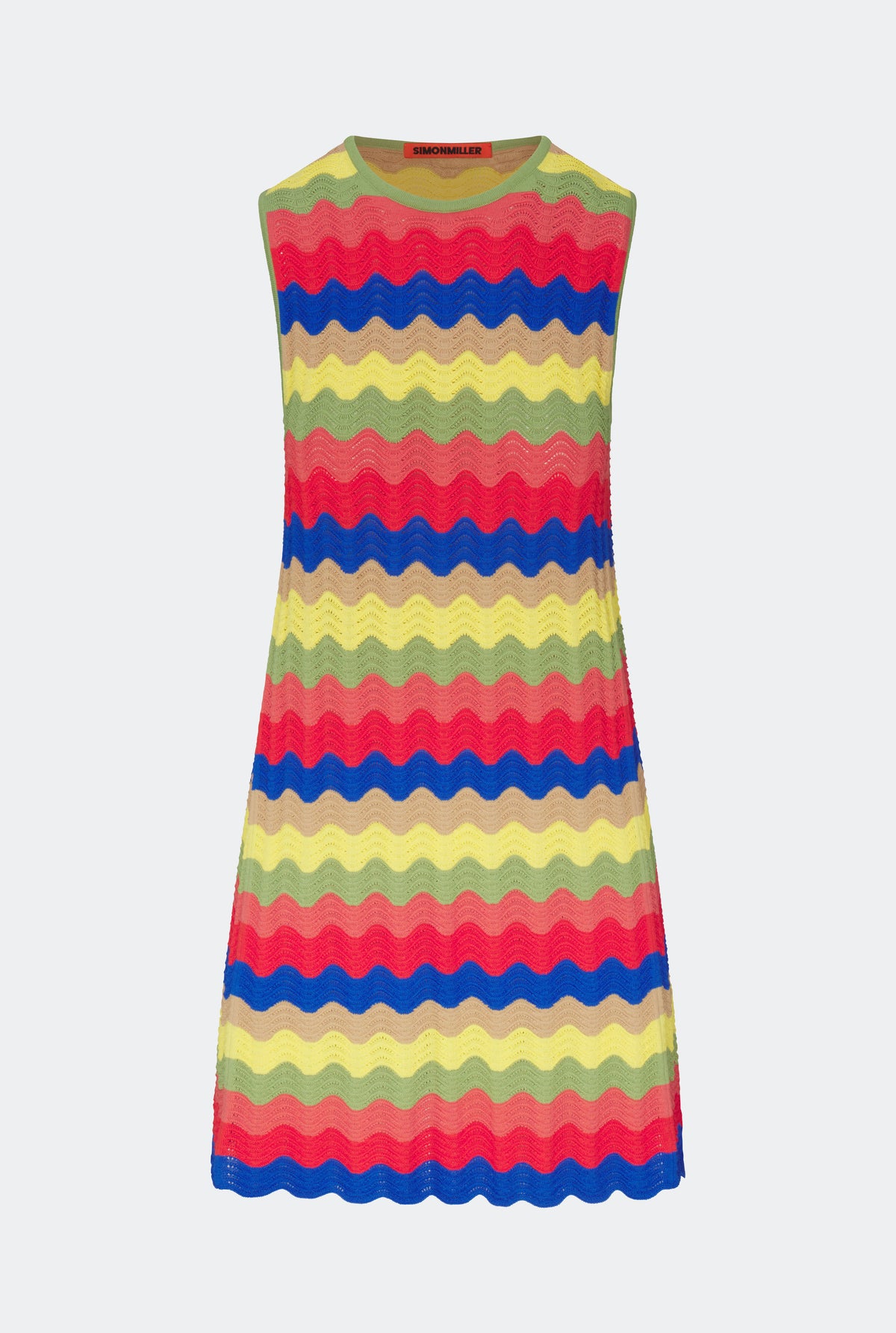 Moji Wave Mini Dress in Tropical Wave