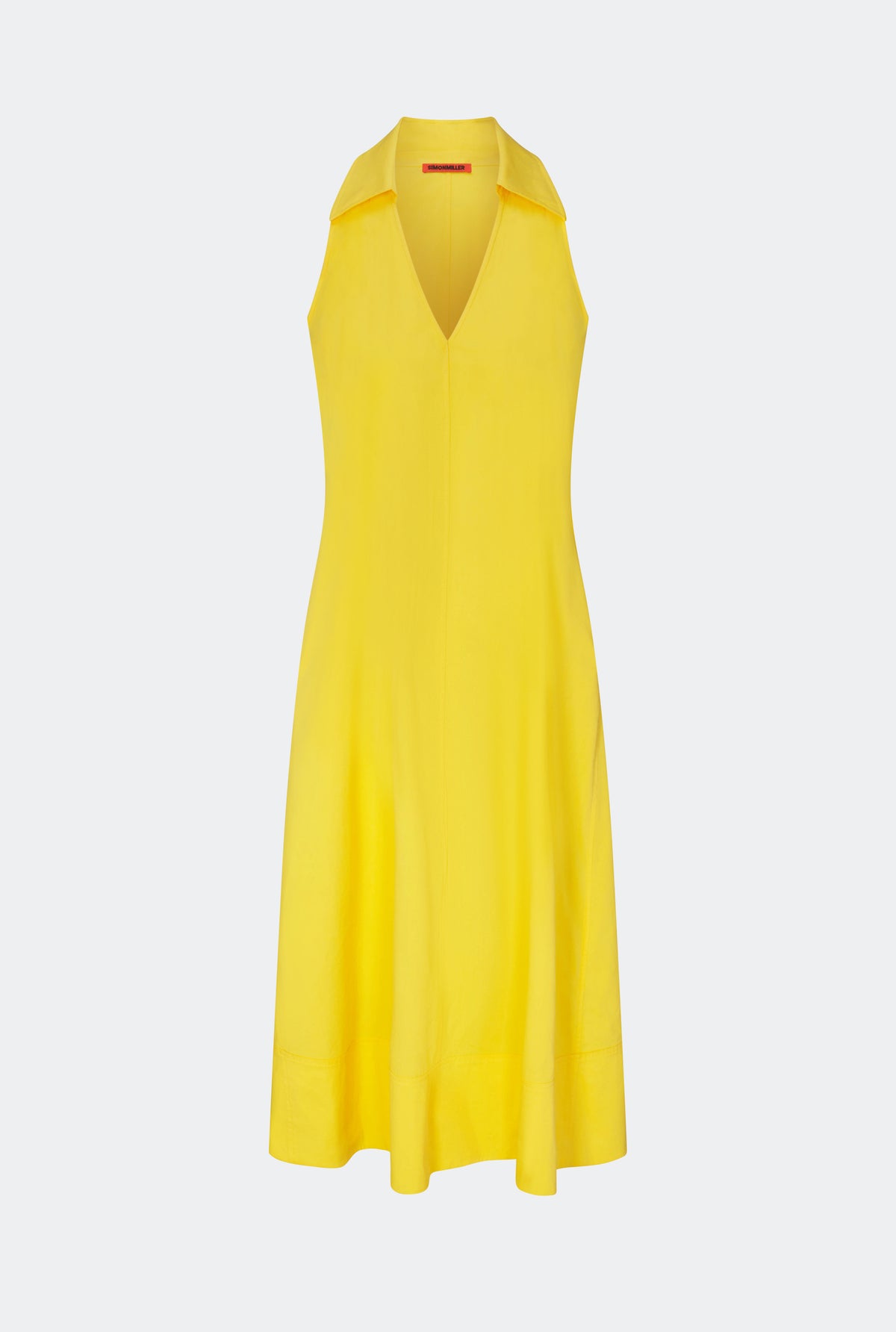 Nava Poplin Midi Dress in Sungold