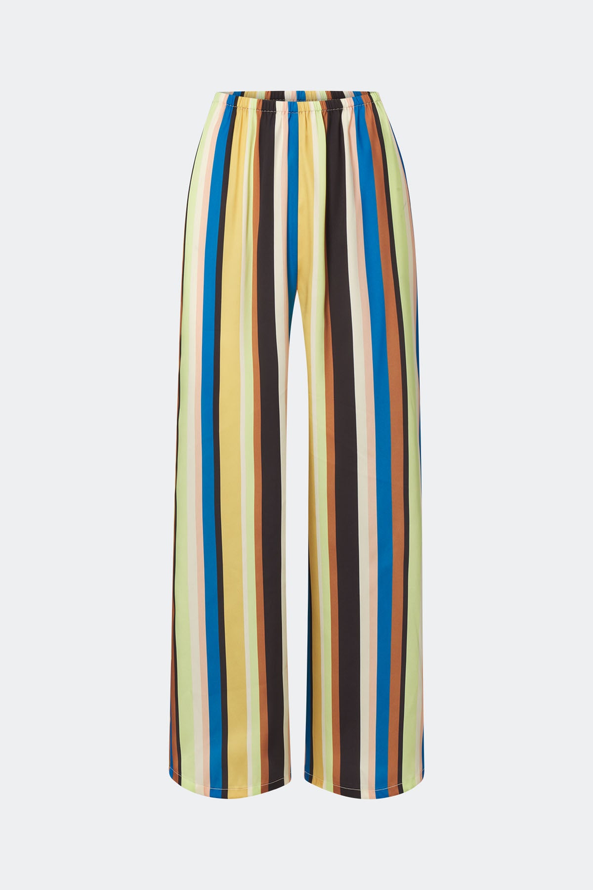 Nella Wide Leg Pant In Ocean Stripe