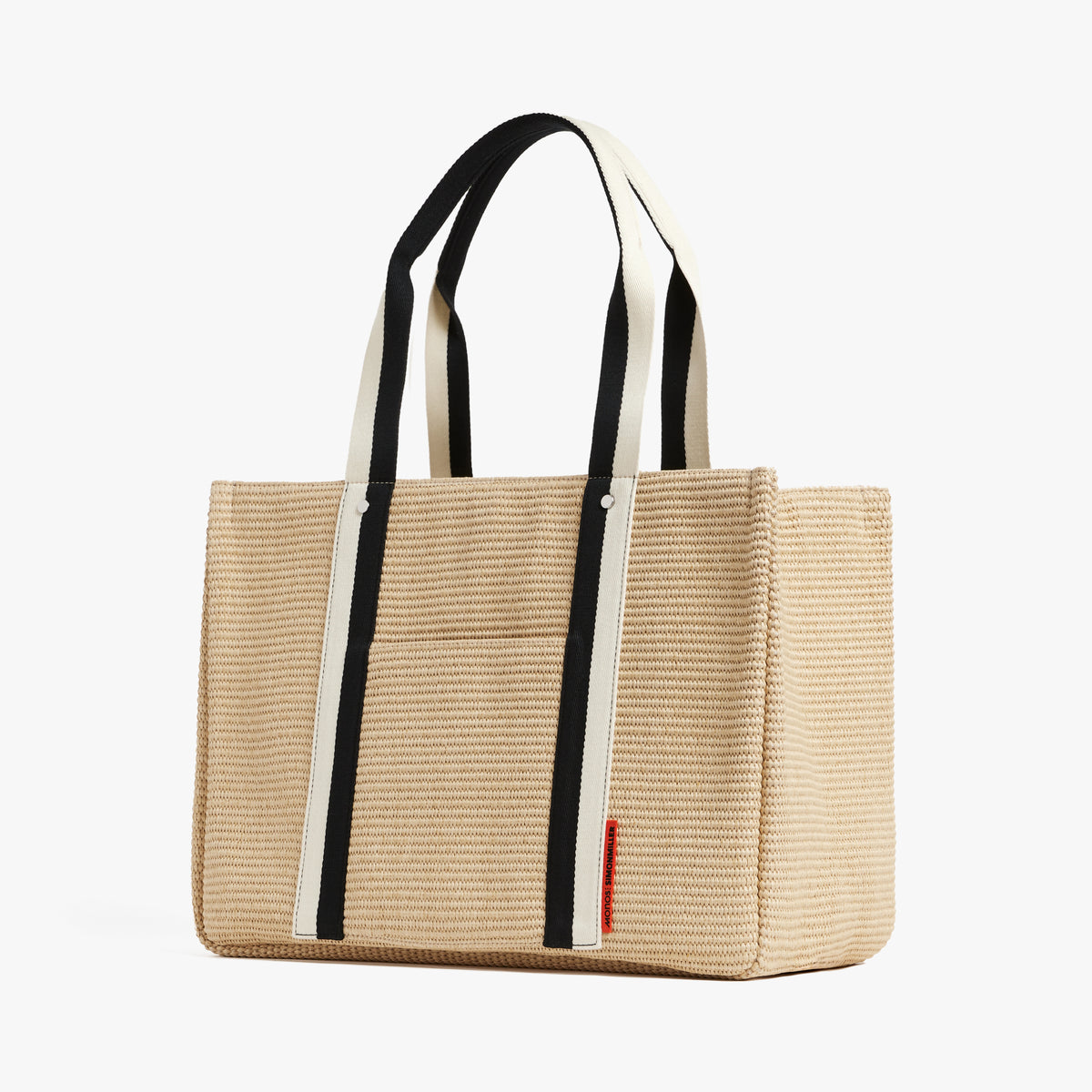 Canopy Tote In Natural Raffia