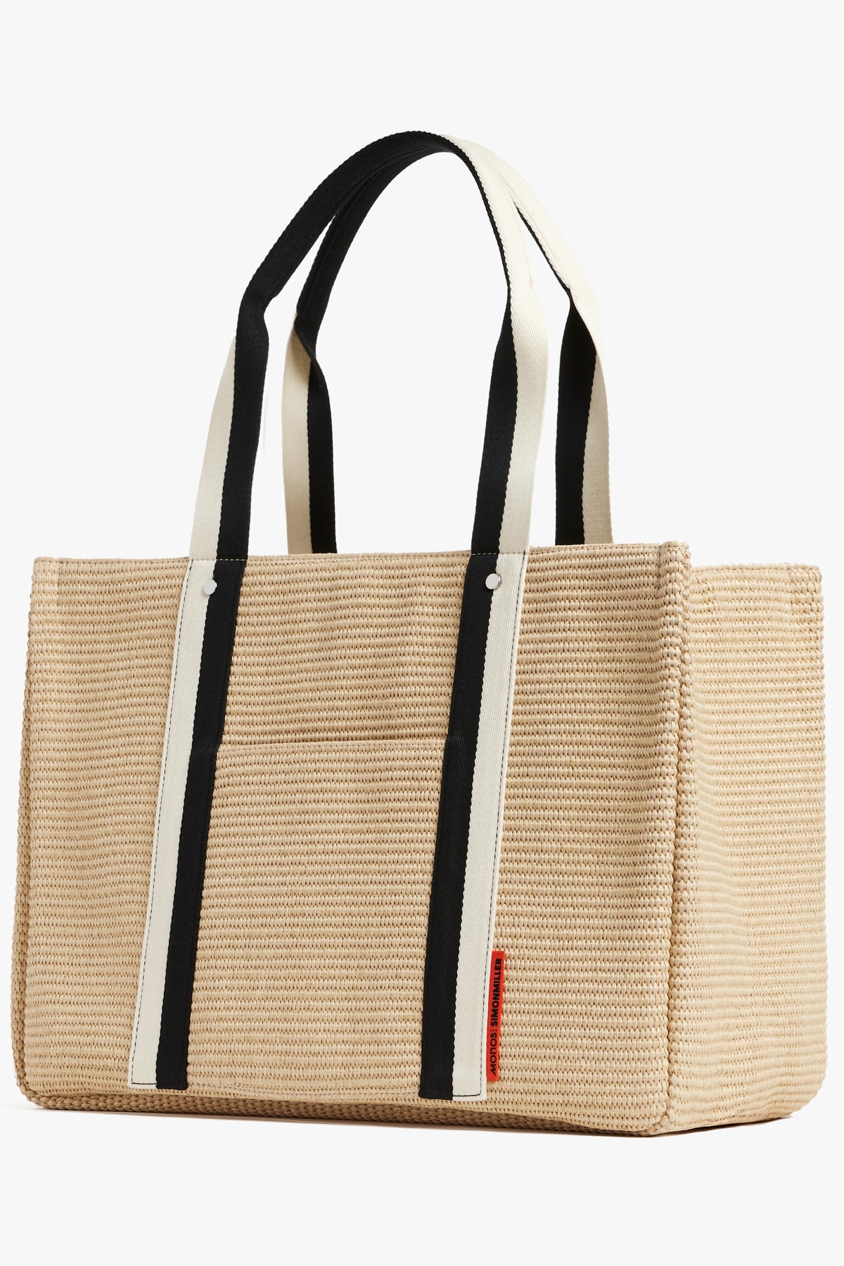 Canopy Tote In Natural Raffia