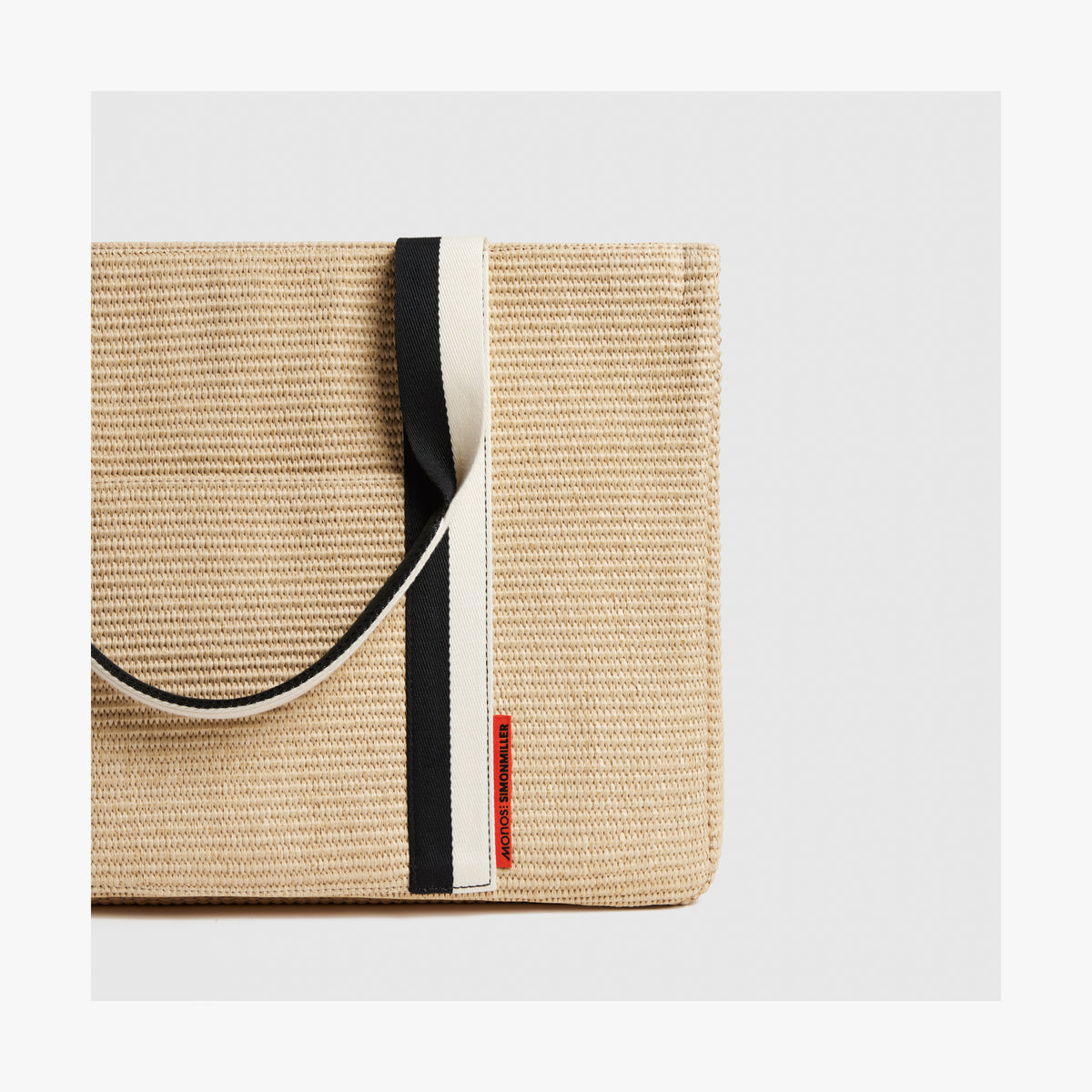 Canopy Tote In Natural Raffia