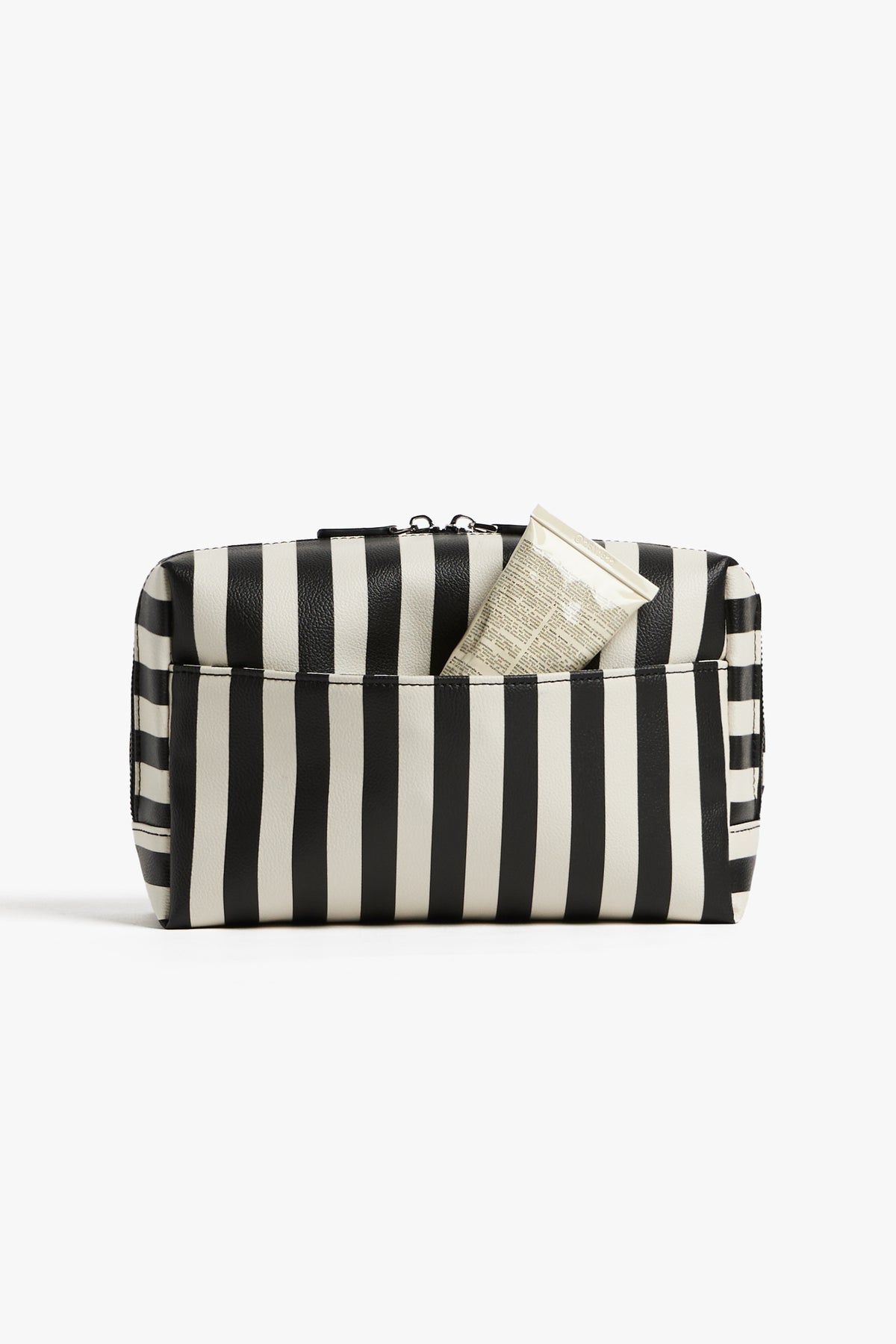 Large Metro Toiletry Case In Black Stripe