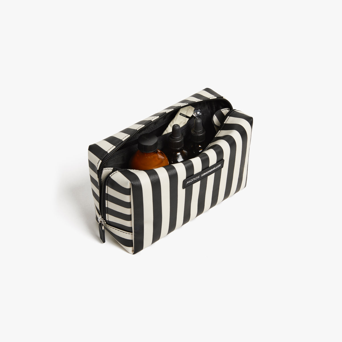 Large Metro Toiletry Case In Black Stripe
