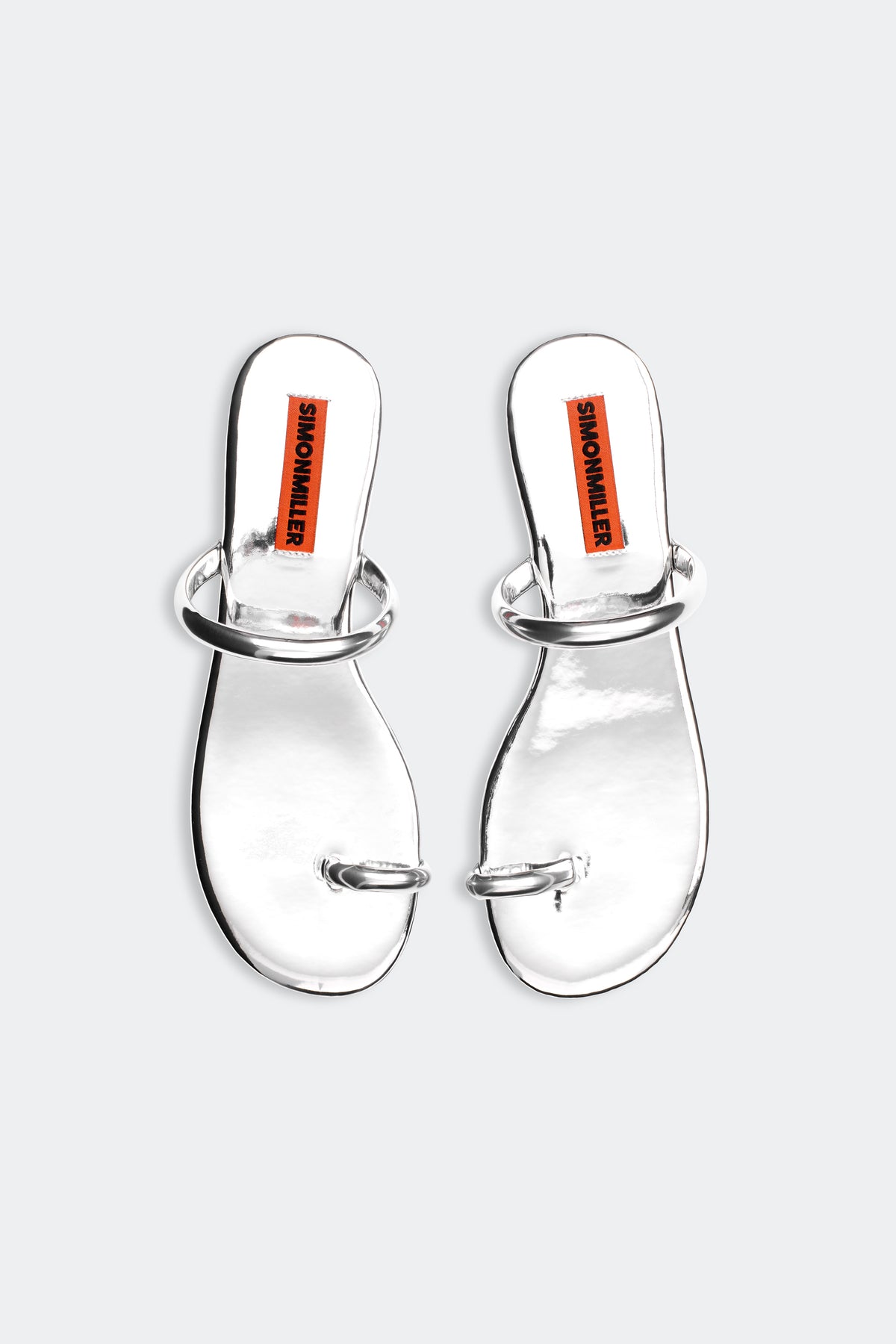 Pipe Sandal in Silver