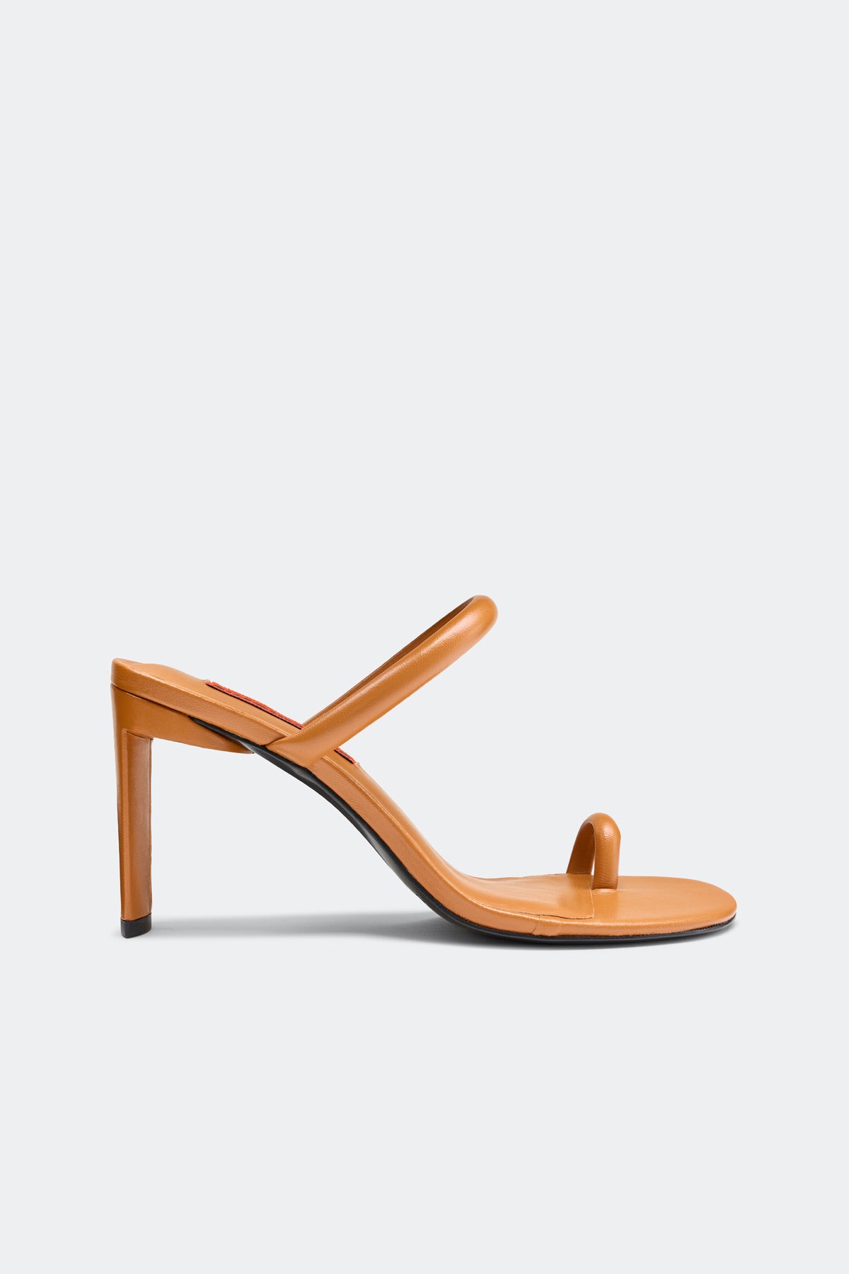 Pipe Heel in Caramel