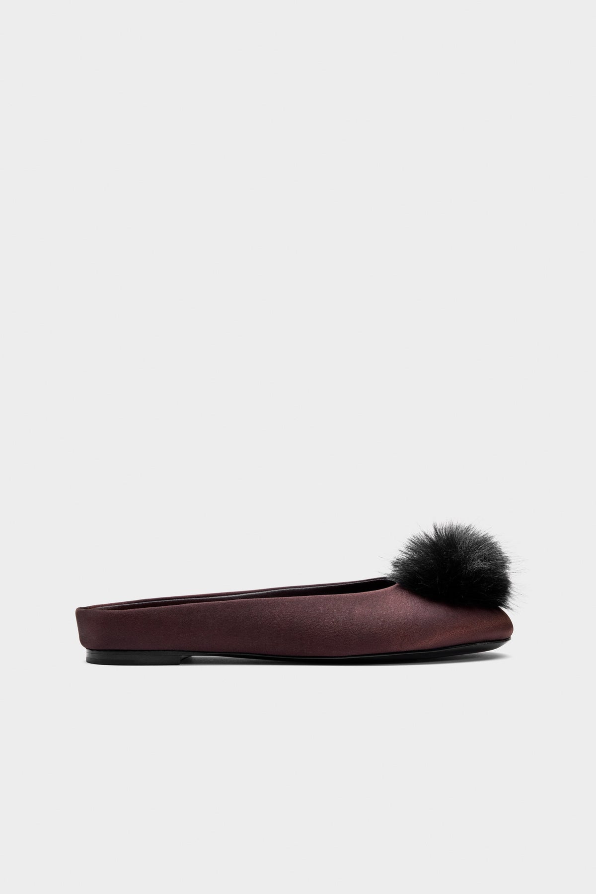 Pom Pom Riad Mule In Espresso