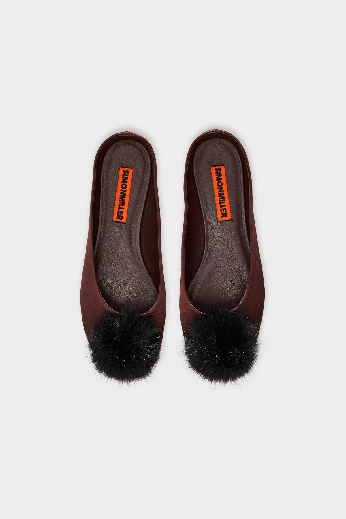 Pom Pom Riad Mule In Espresso
