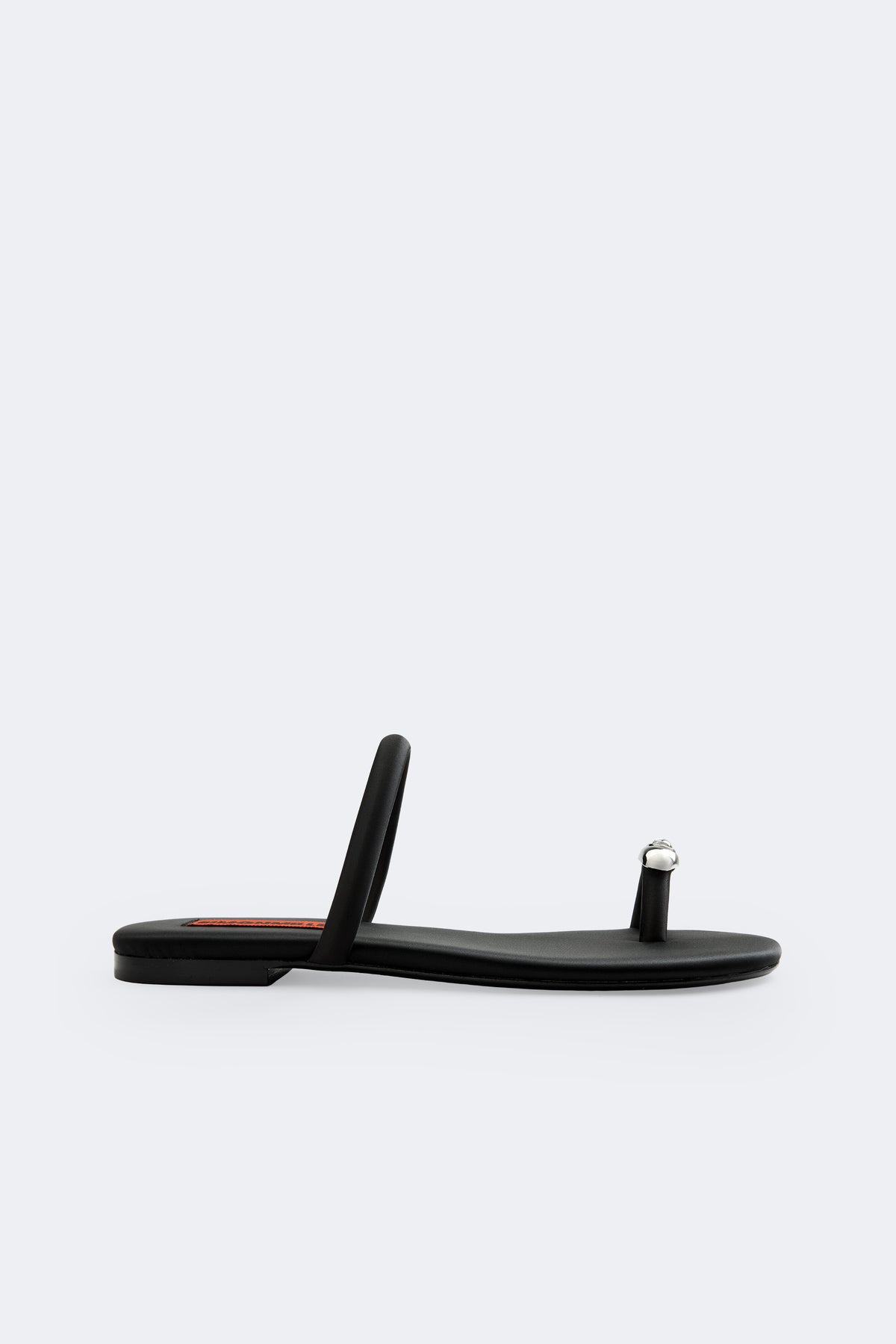 Pipe Sandal In Black/Clear