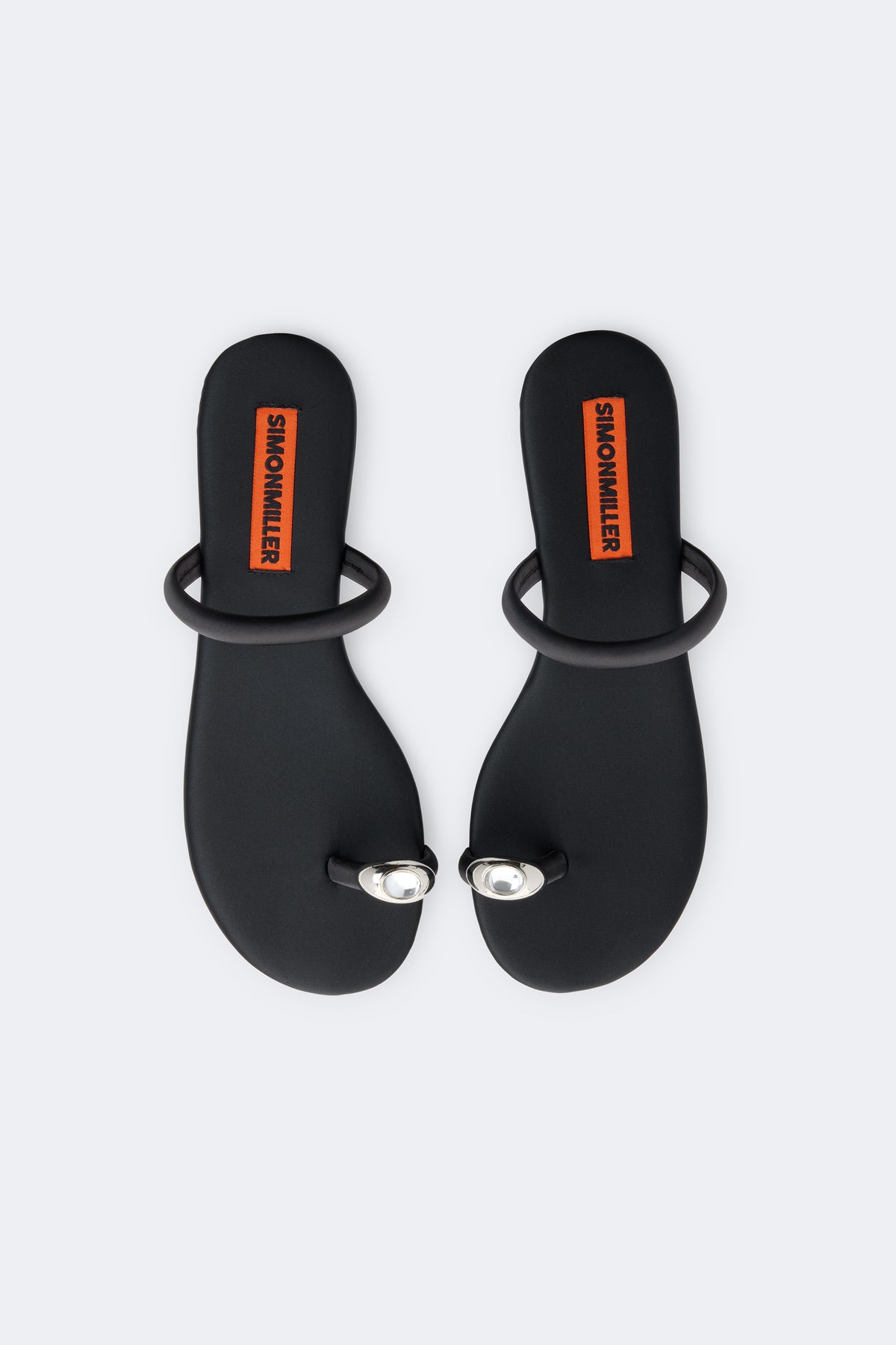 Pipe Sandal In Black/Clear