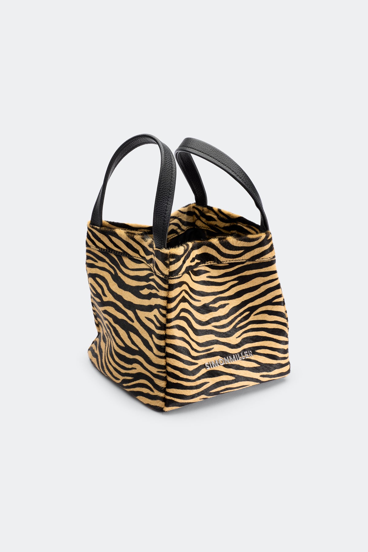 Haircalf Quad Bag In Brown Zebra