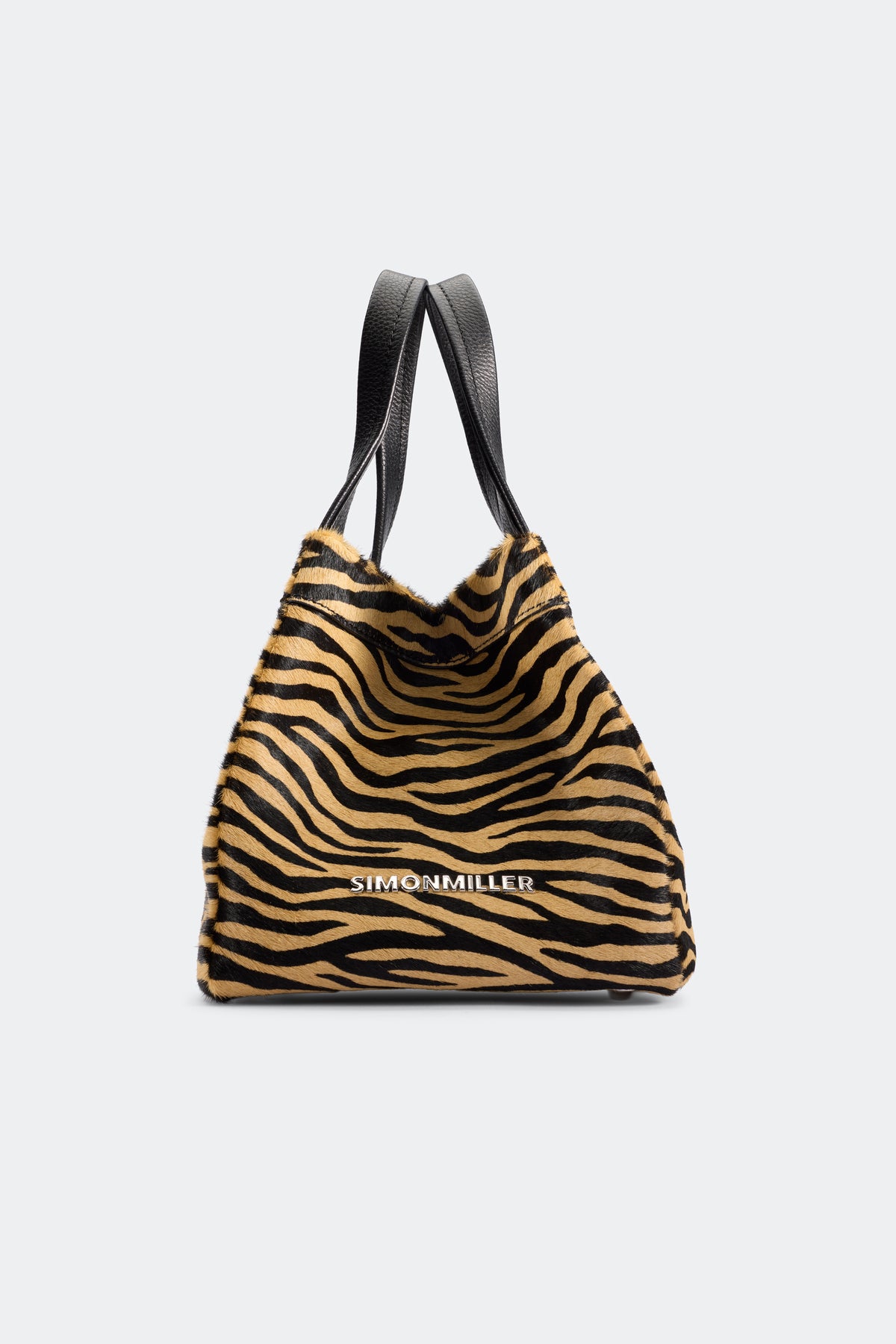 Haircalf Quad Bag In Brown Zebra