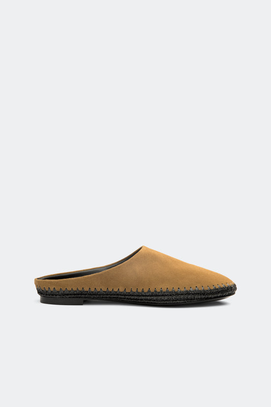 Riad Slipper In Brown/Black