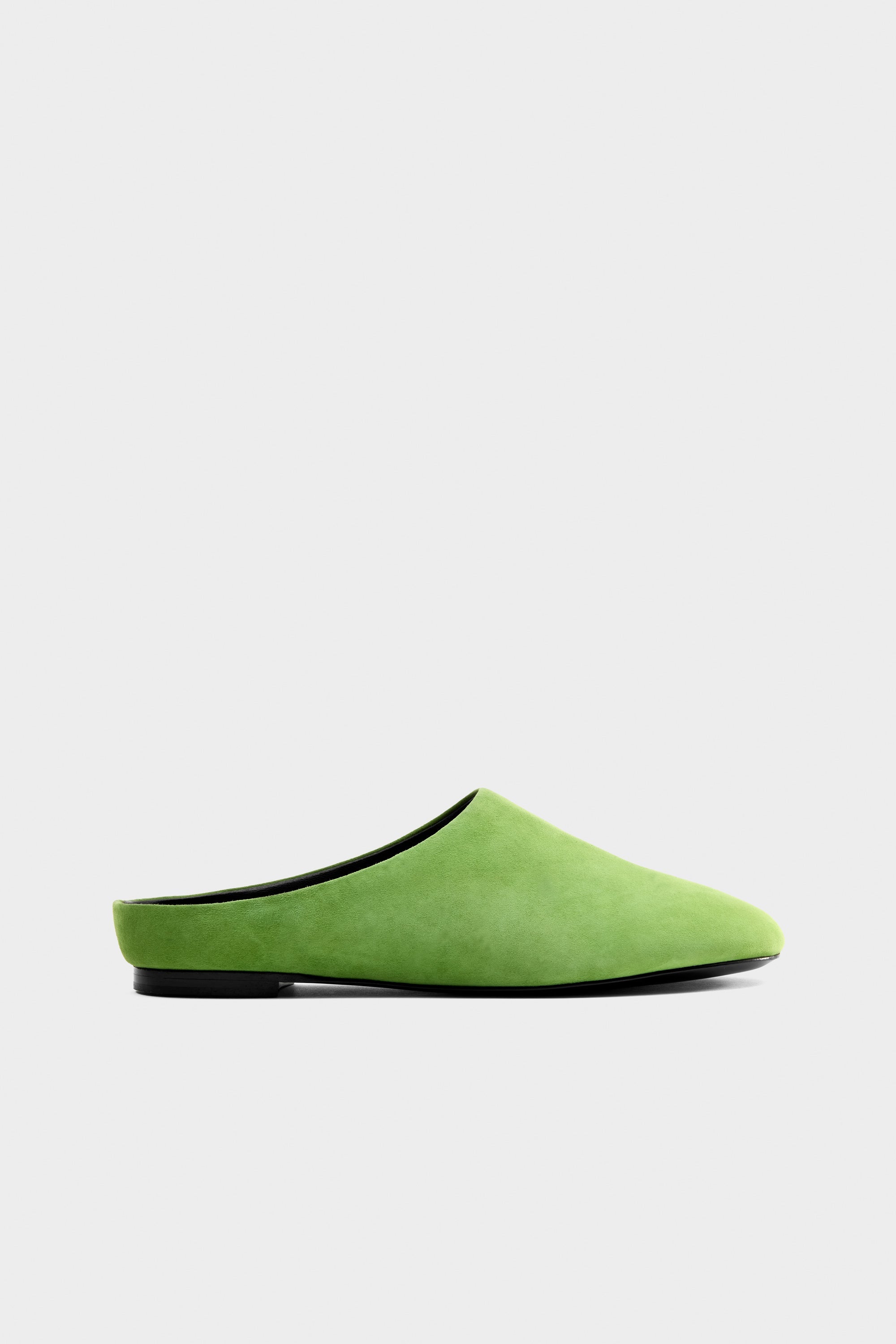 Suede Riad Slipper In Matcha