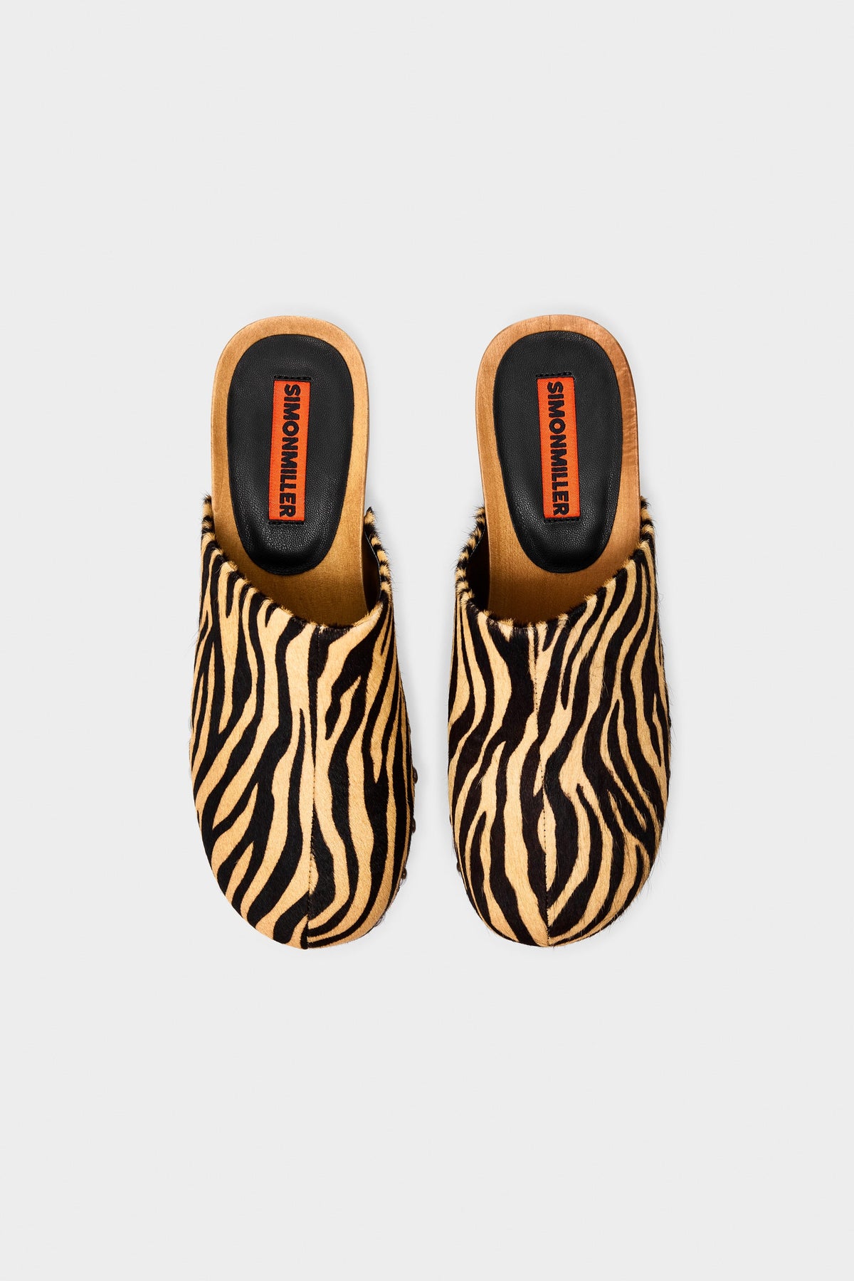 Rio Wood Clog In Zebra