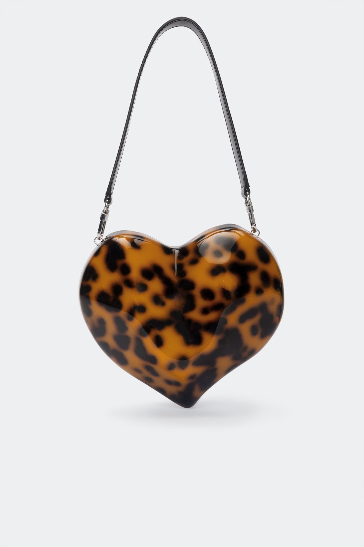 S1005MOLDEDHEARTBAGTORTLEATHERHANDLE