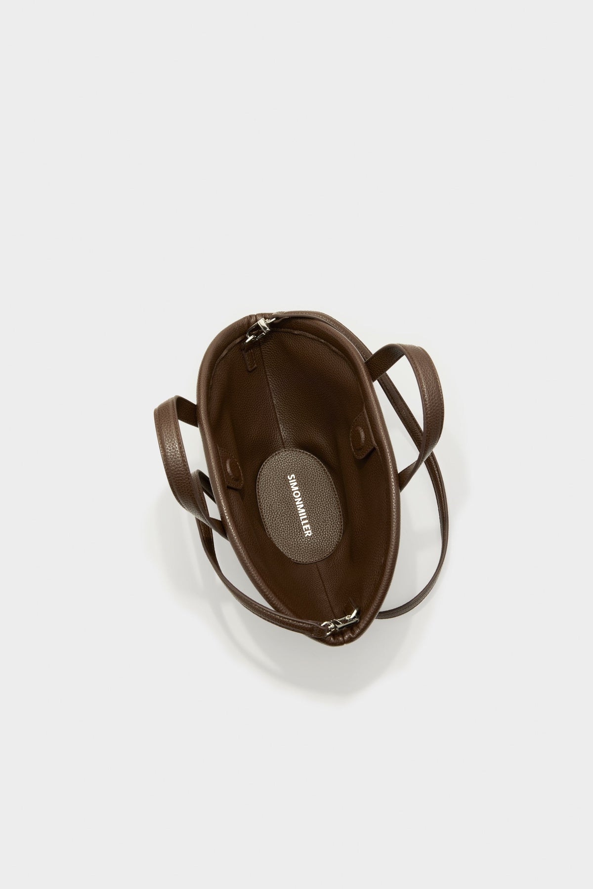 Haircalf Mini Mercado Tote In Choco Brown Leopard