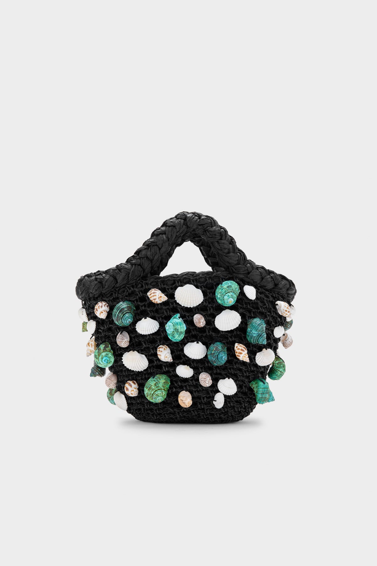 Shelly Bag In Black/Teal Multi
