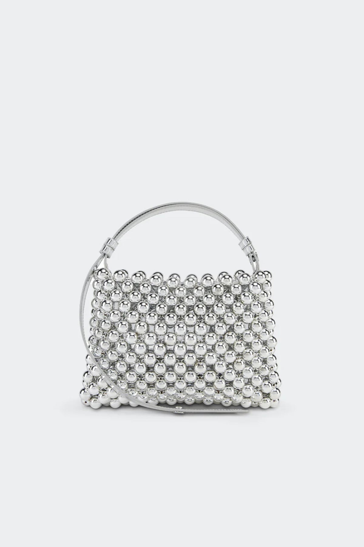 Mini Puffin Bag in Silver