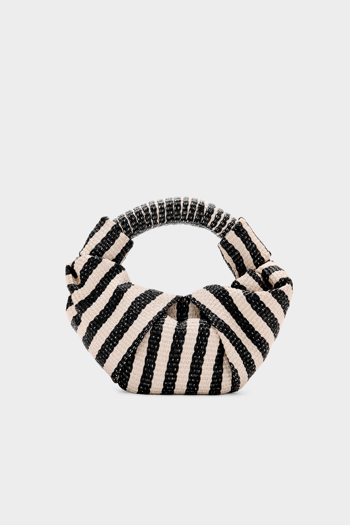 Lopsy Bag In Black/White Stripe